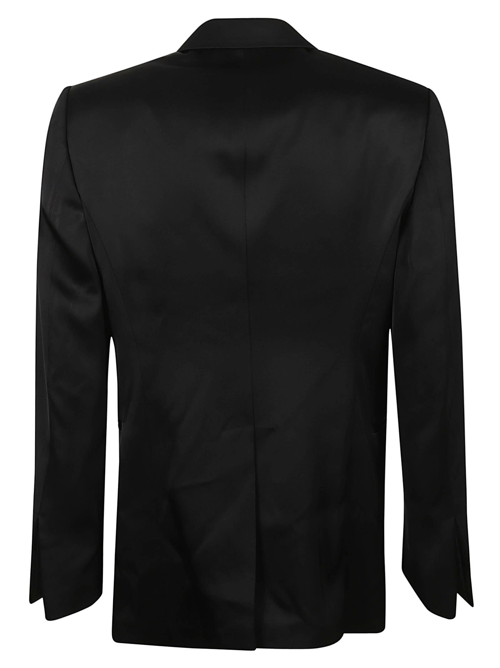 Shop Alexander Mcqueen Single-buttoned Regular Blazer In Black