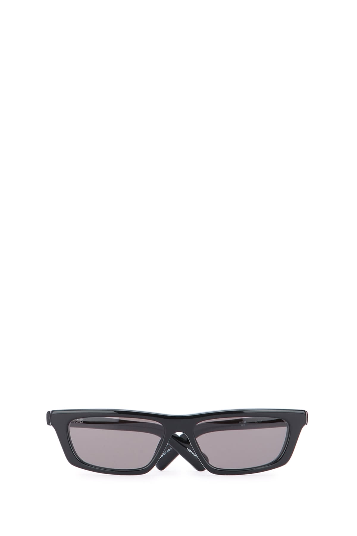 Jacquemus Les Lunettes Trapezi In Black