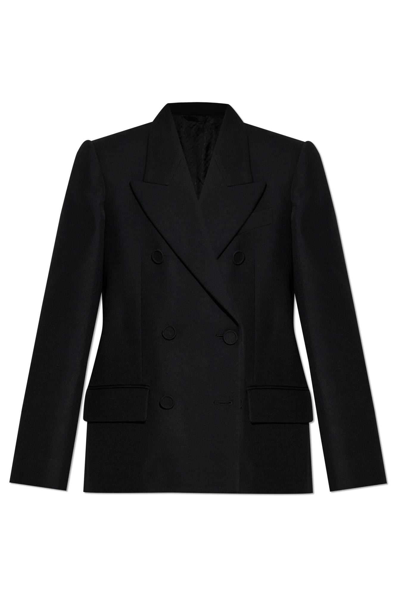 Acne Studios Black Double-breasted Blazer In Black