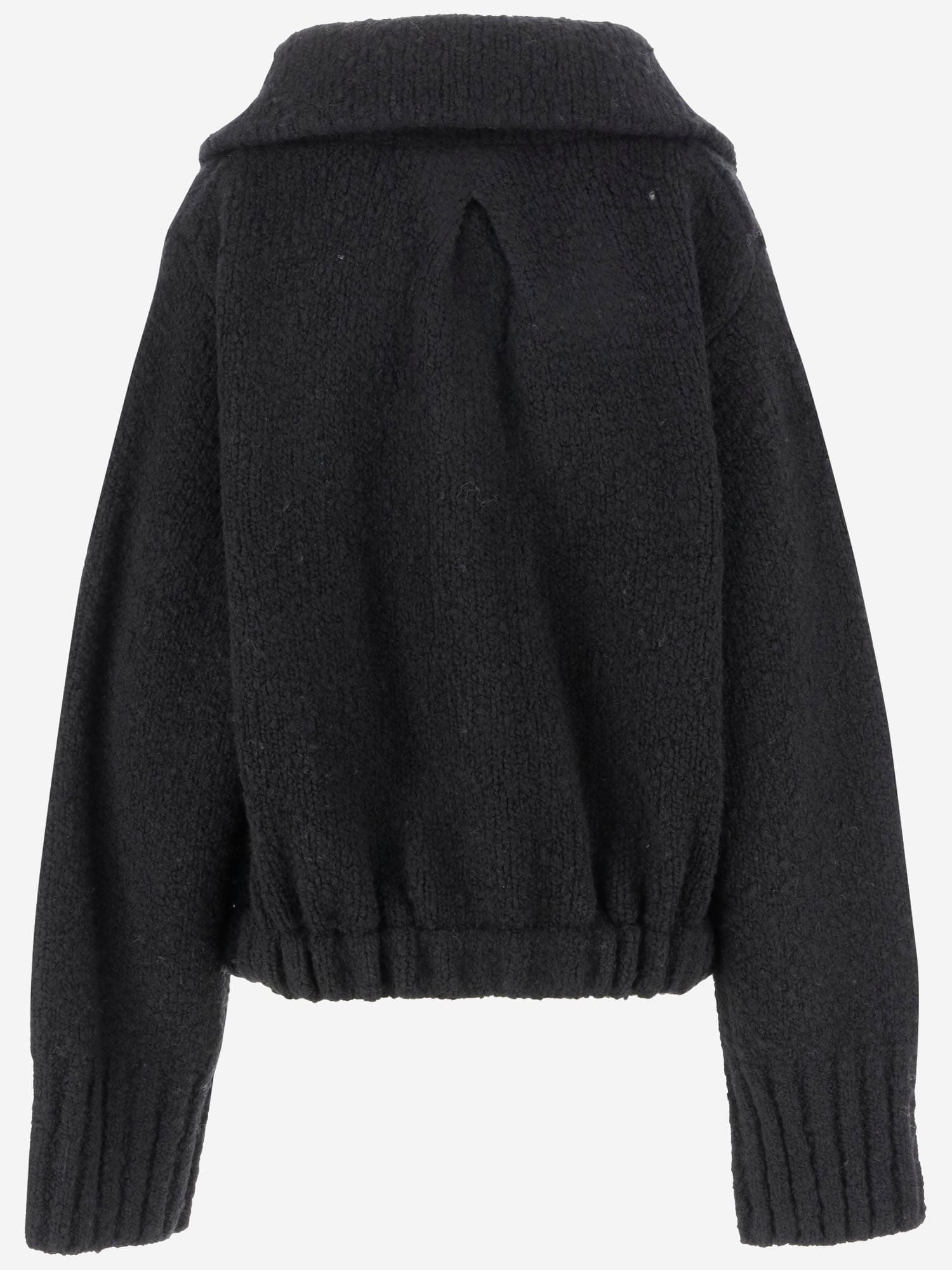 Shop Dries Van Noten Wool Cardigan In Black