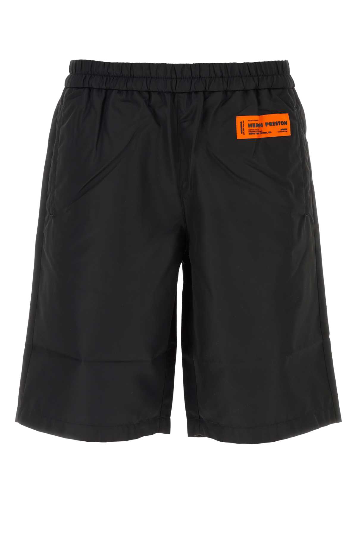 Black Nylon Swimming Shorts