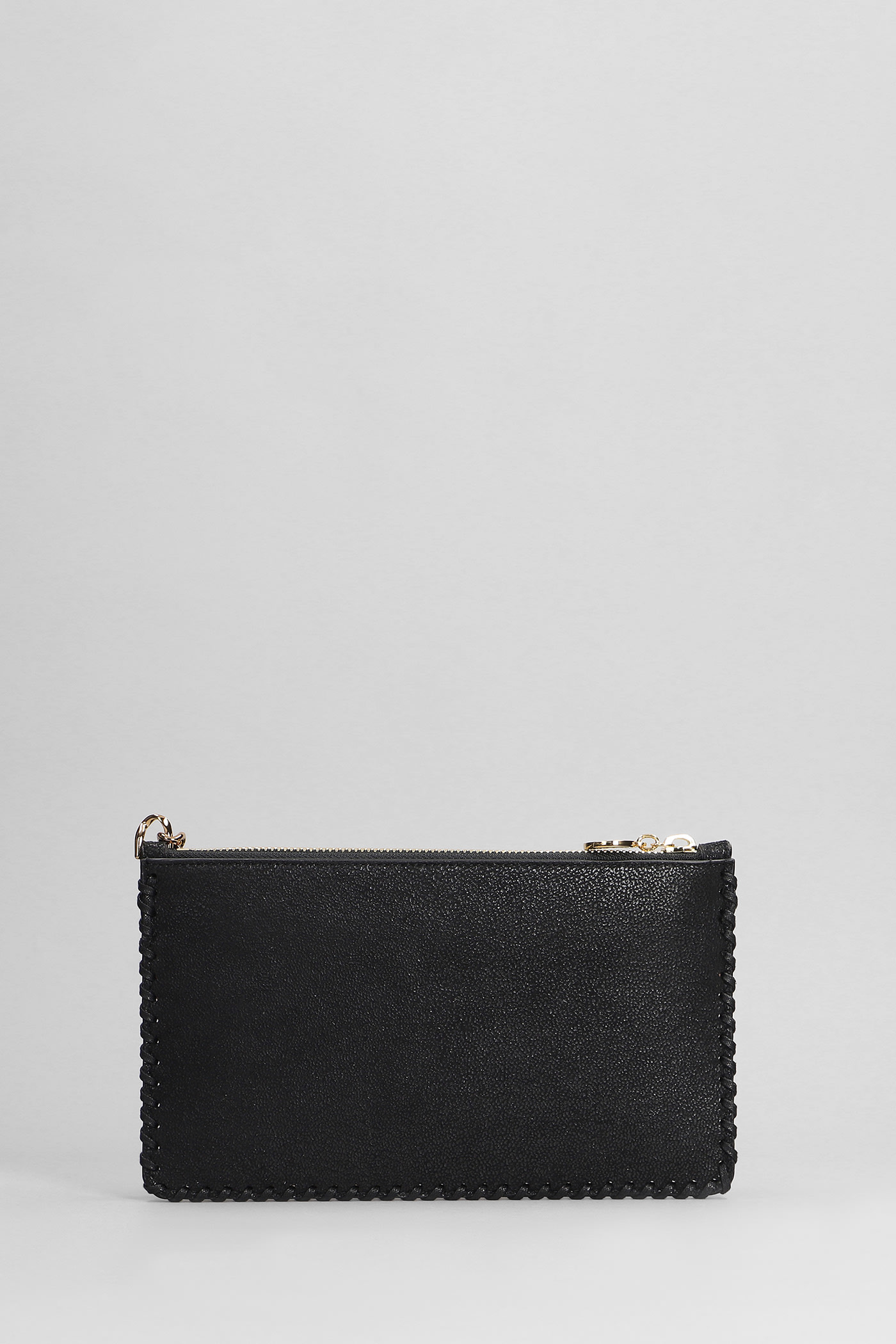 Stella Mccartney Falabella Clutch Clutch In Black Polyester In Black