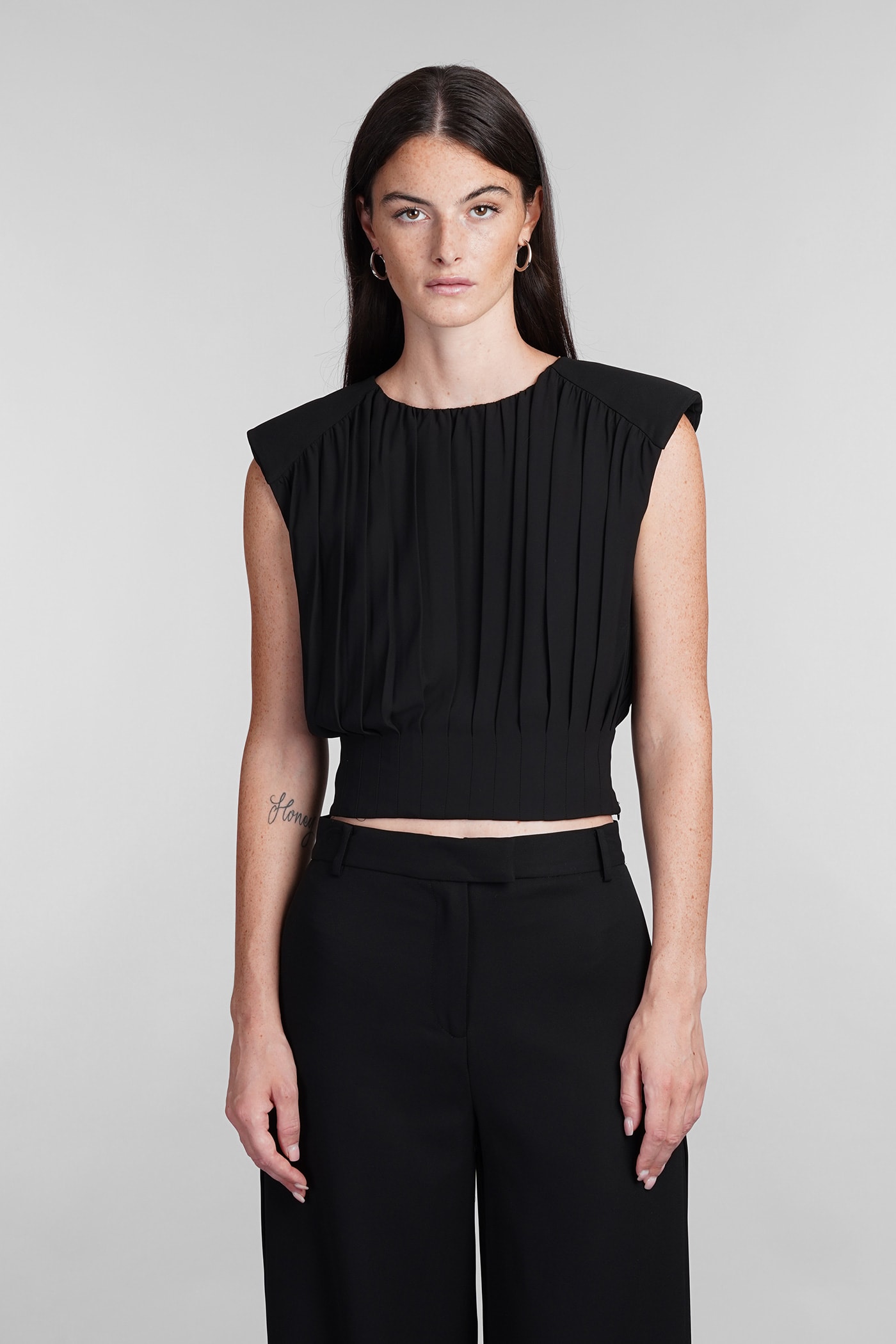 Matilda Topwear In Black Polyester