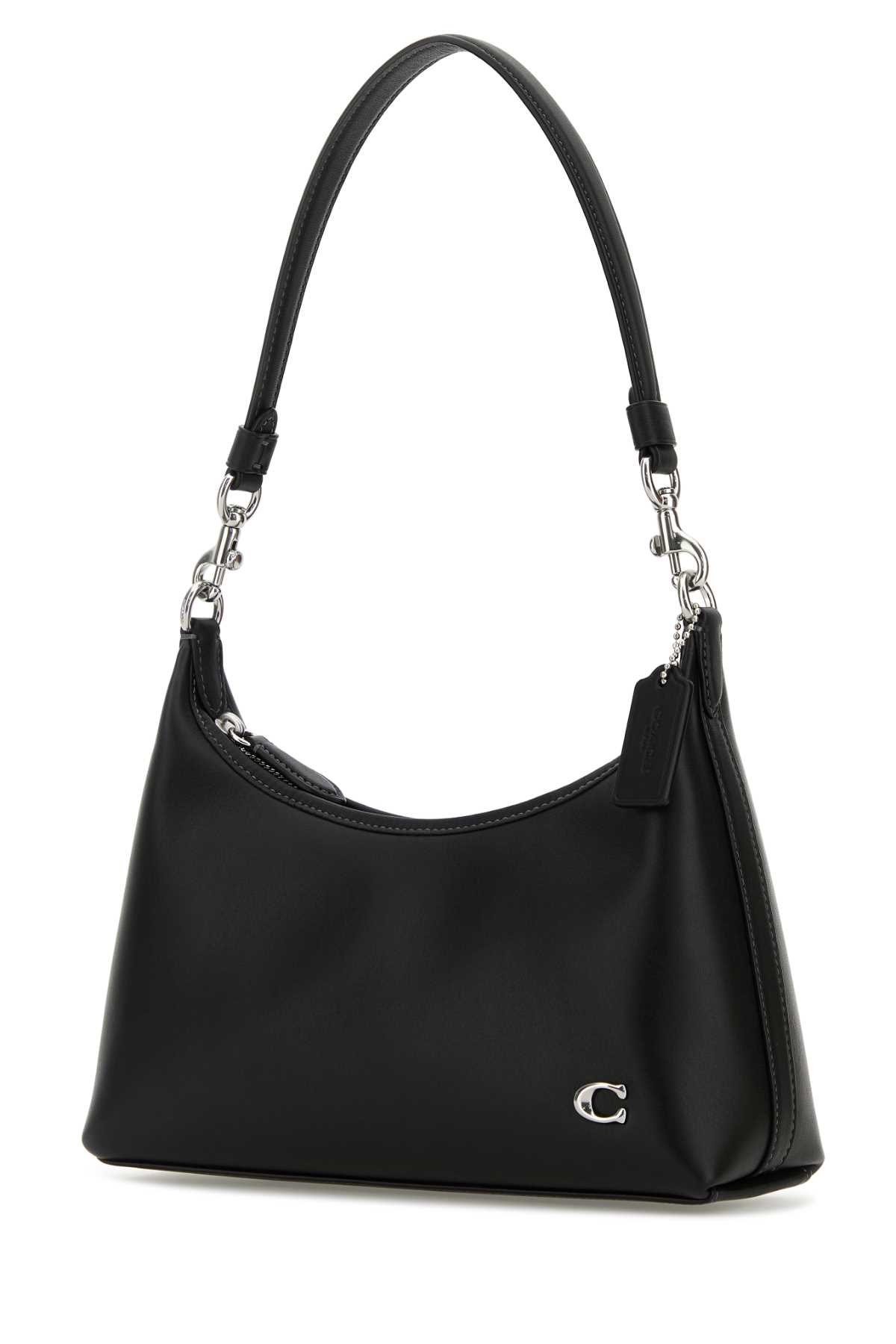 Coach Borsa A Spalla Juliet 25 In Pelle Nera  Donna