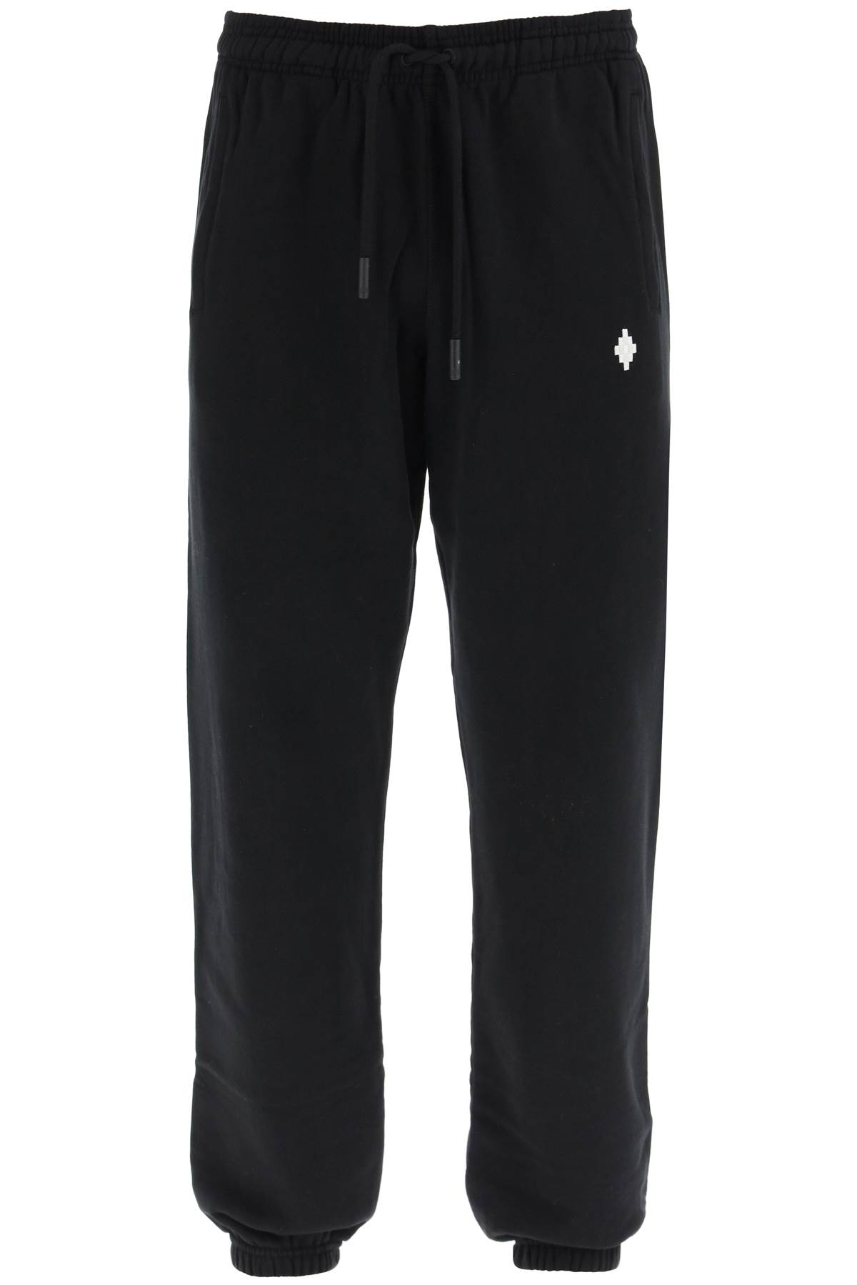 Shop Marcelo Burlon County Of Milan Cross Sweatpants In Black White (black)