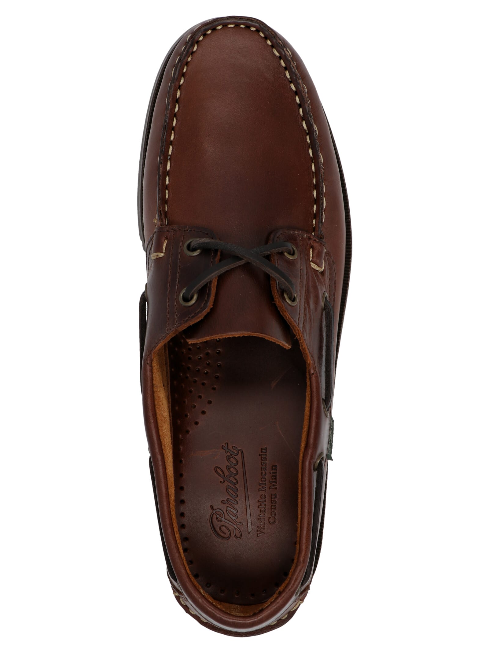 Shop Paraboot Barth Boat Shoes In Brown