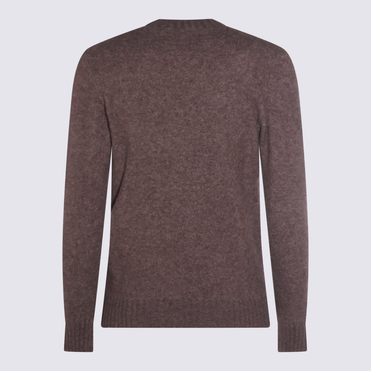 Piacenza Cashmere Beige Cashmere And Silk Blend Sweater In Burgundy