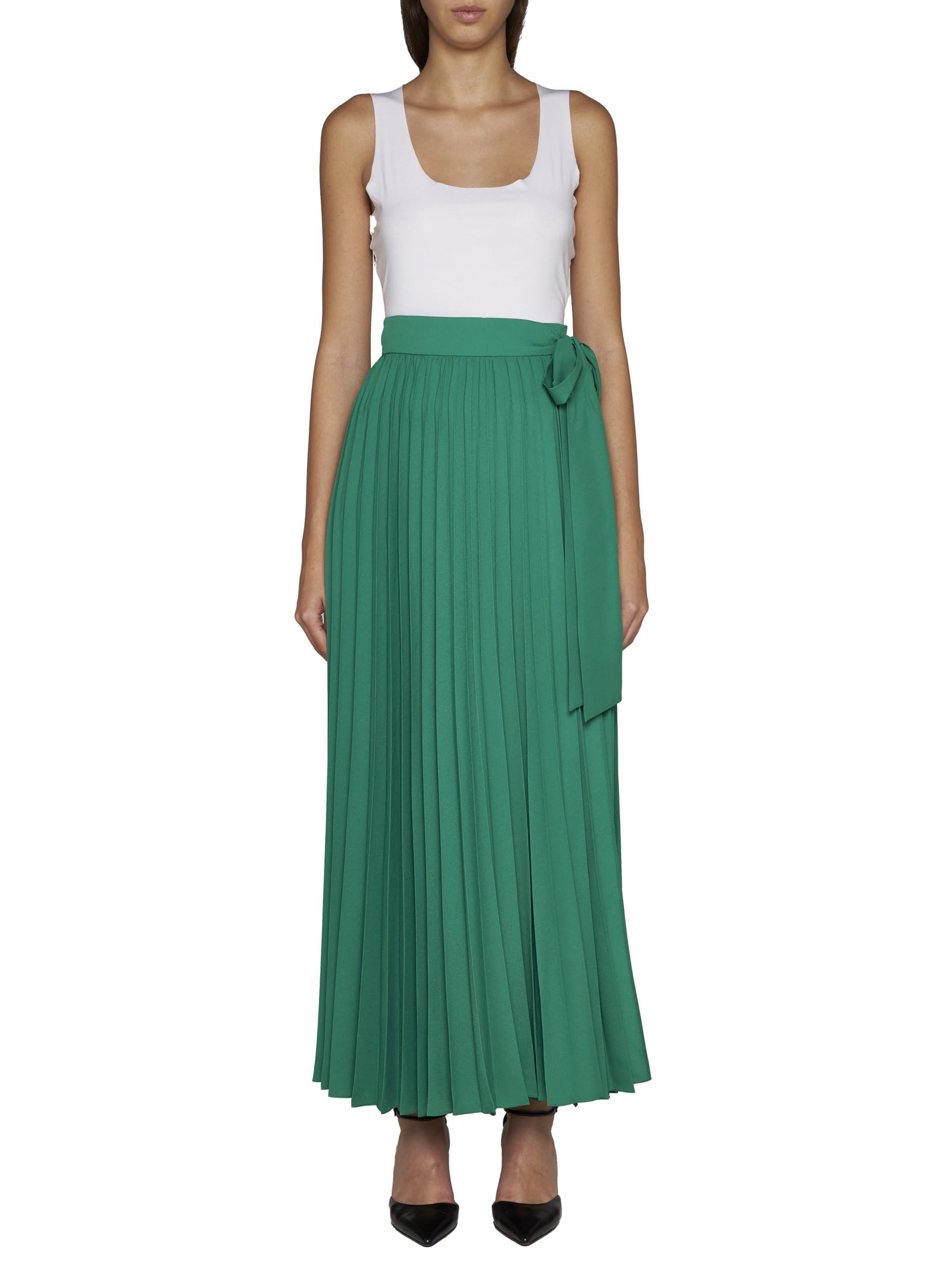 Shop P.a.r.o.s.h Skirt In Green