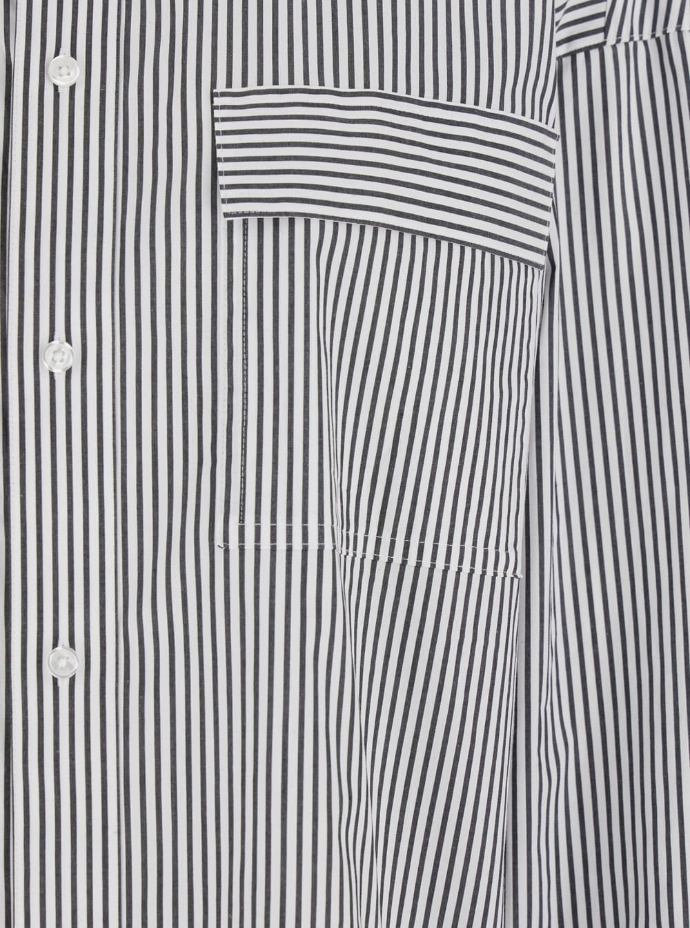 Michael Michael Kors Unisex Stripe Poplin Shrt In White
