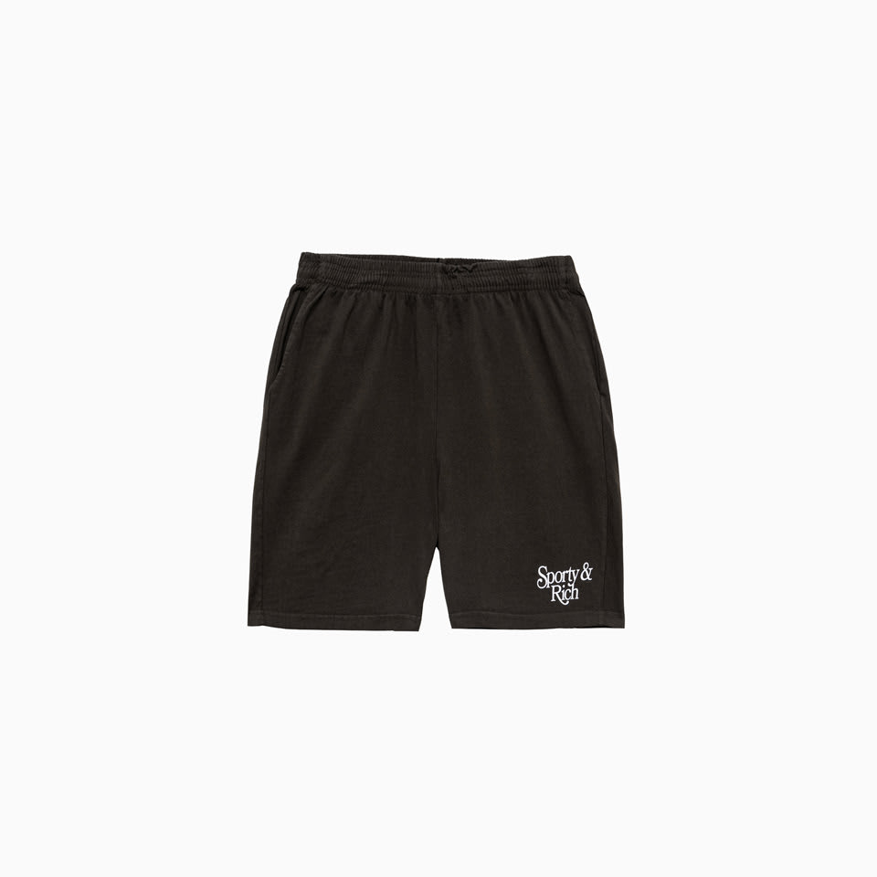 Click to view more detailed imagery on our partner's website Sporty And Rich Bardot Gym Shorts Sh261ch In Chocolate