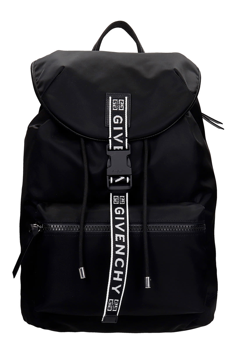 Givenchy Light Back Backpack In Black Nylon