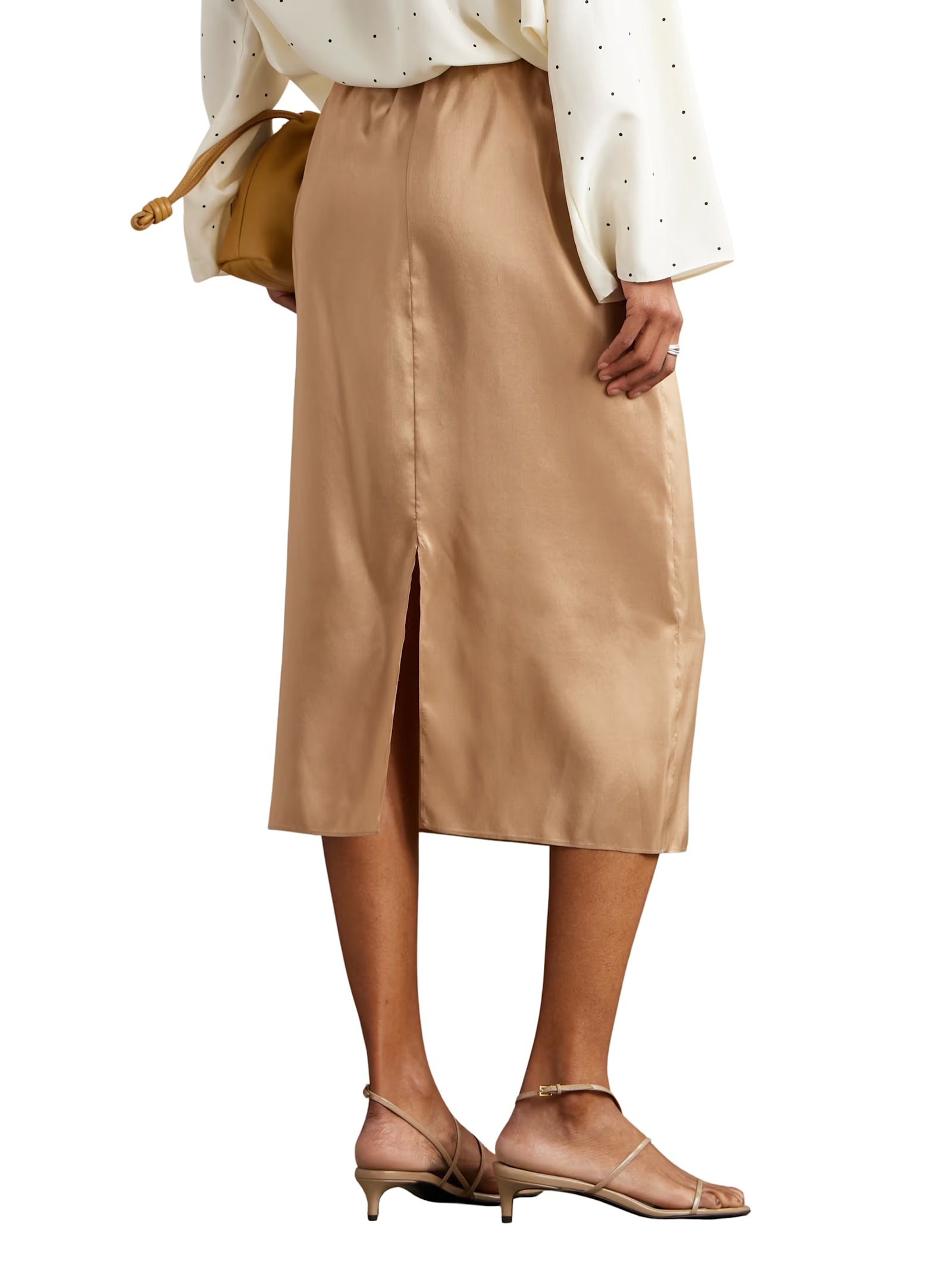 Carven Midi Skirt In Brown