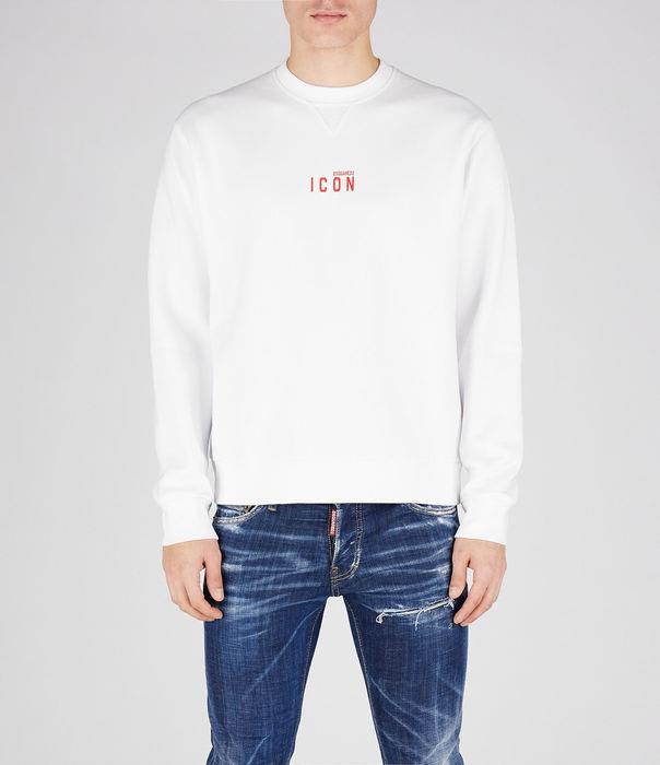 Dsquared2 Sweatshirt In White-red