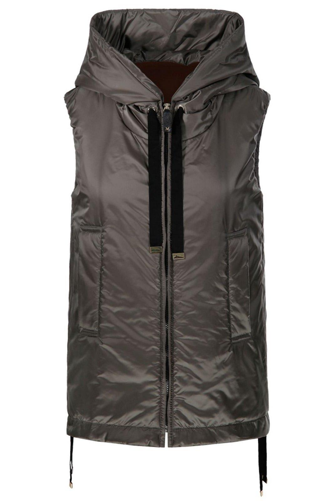 Greengo Zip-up Drawstring Gilet