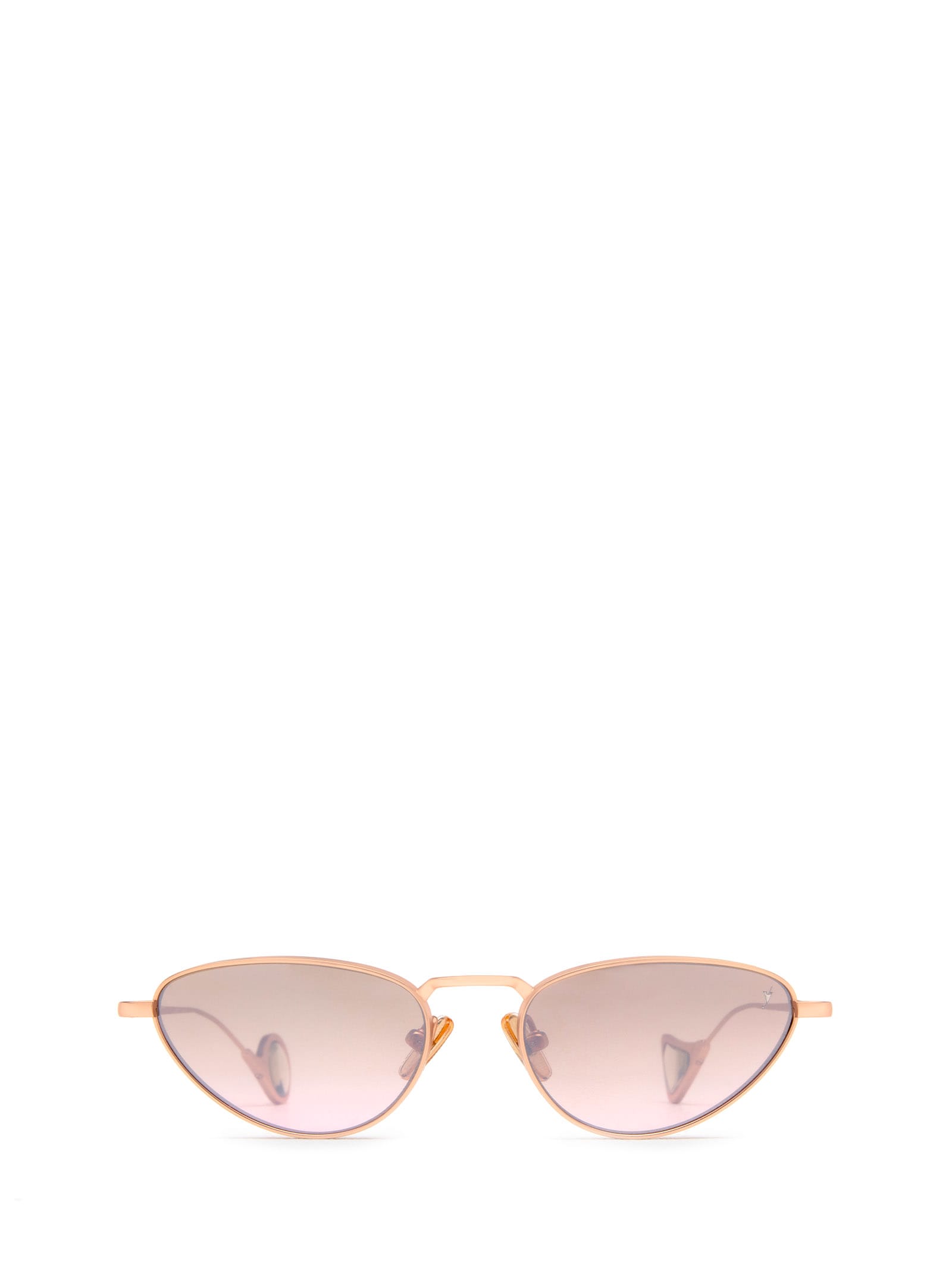 Shop Eyepetizer Alameda Matte Rose Gold Sunglasses