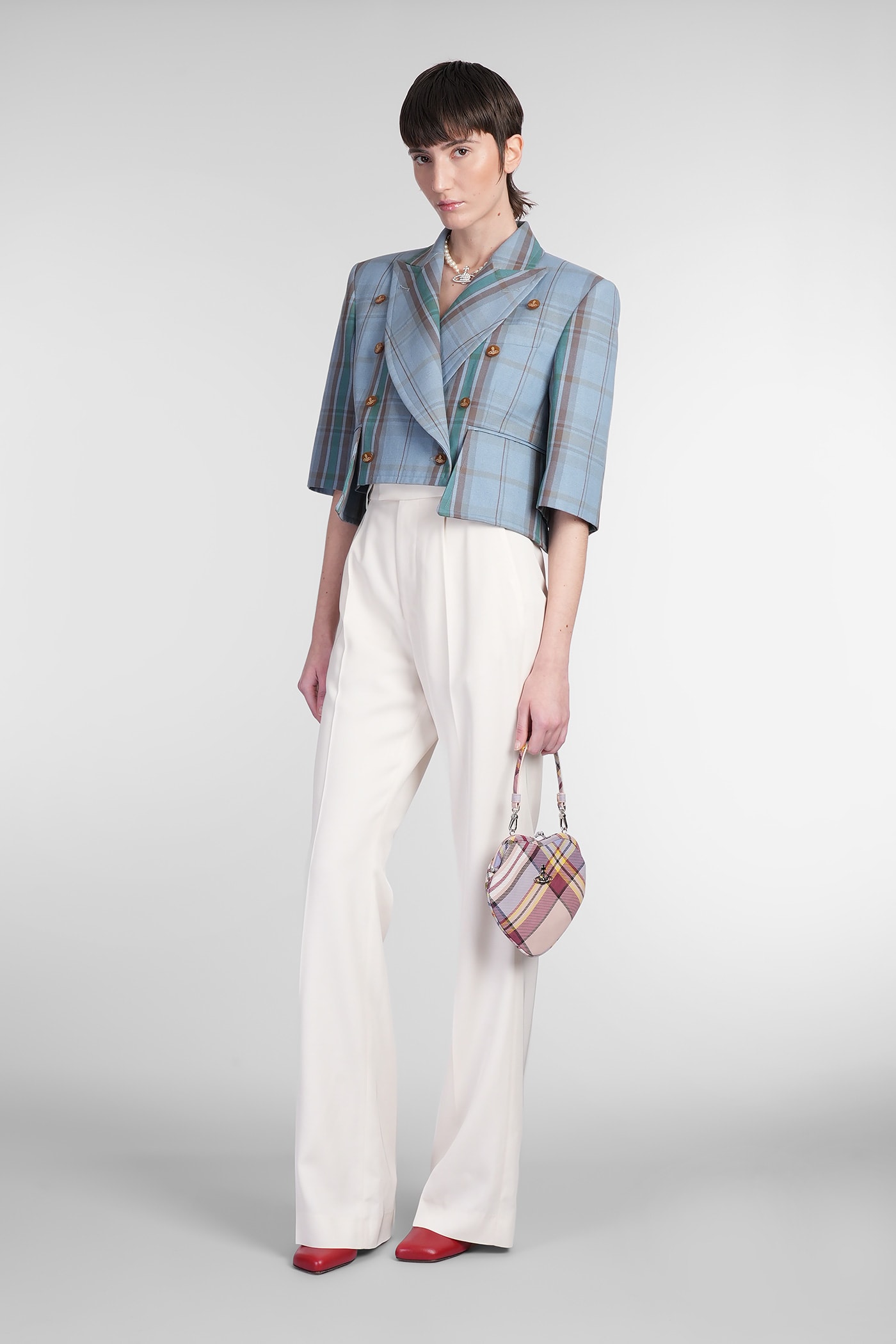 Vivienne Westwood Ray Pants In Beige Viscose In Beige