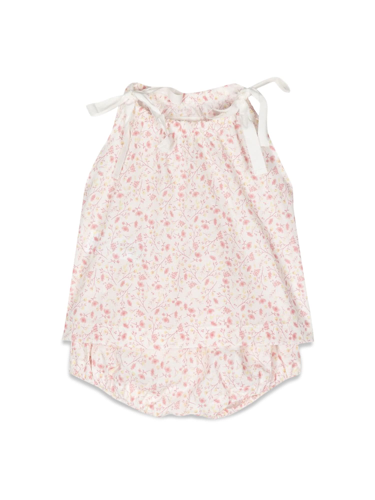 Teddy &amp; Minou Babies' Tank Top And Shorts Suit In Multicolor