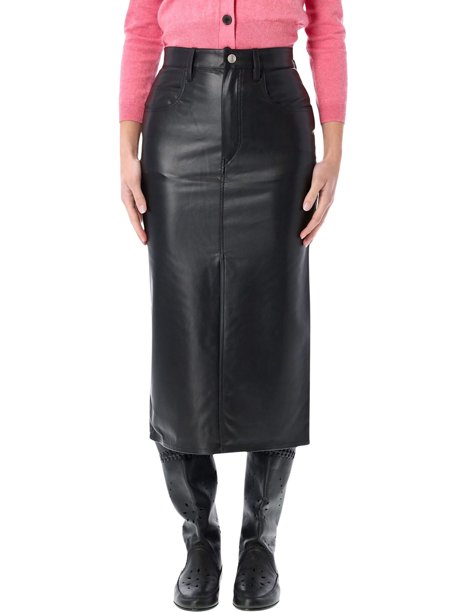 Marant Étoile Marant étoile Nilauria Faux Leather Skirt