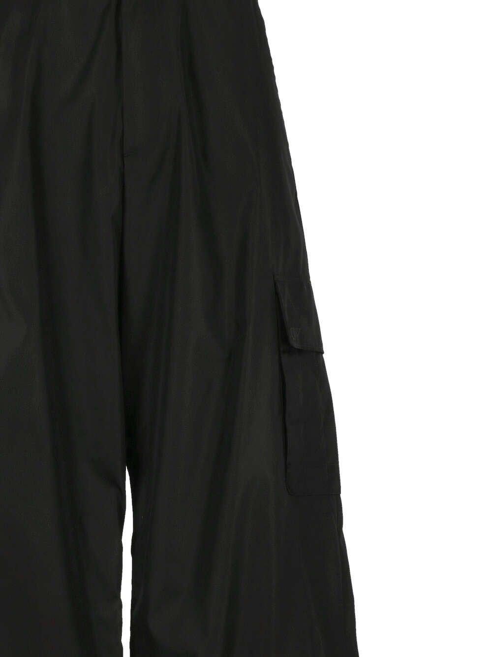 Shop Off-white Belt-looped Cargo Pants In Black