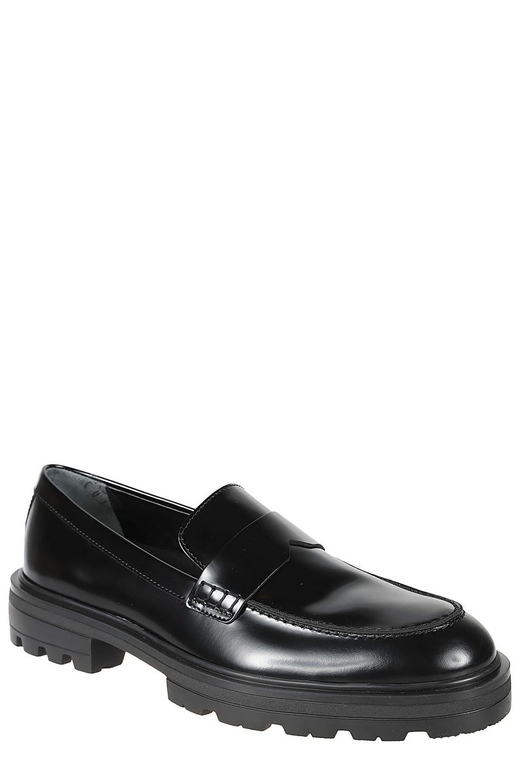 Shop Hogan H673 Loafers In B999