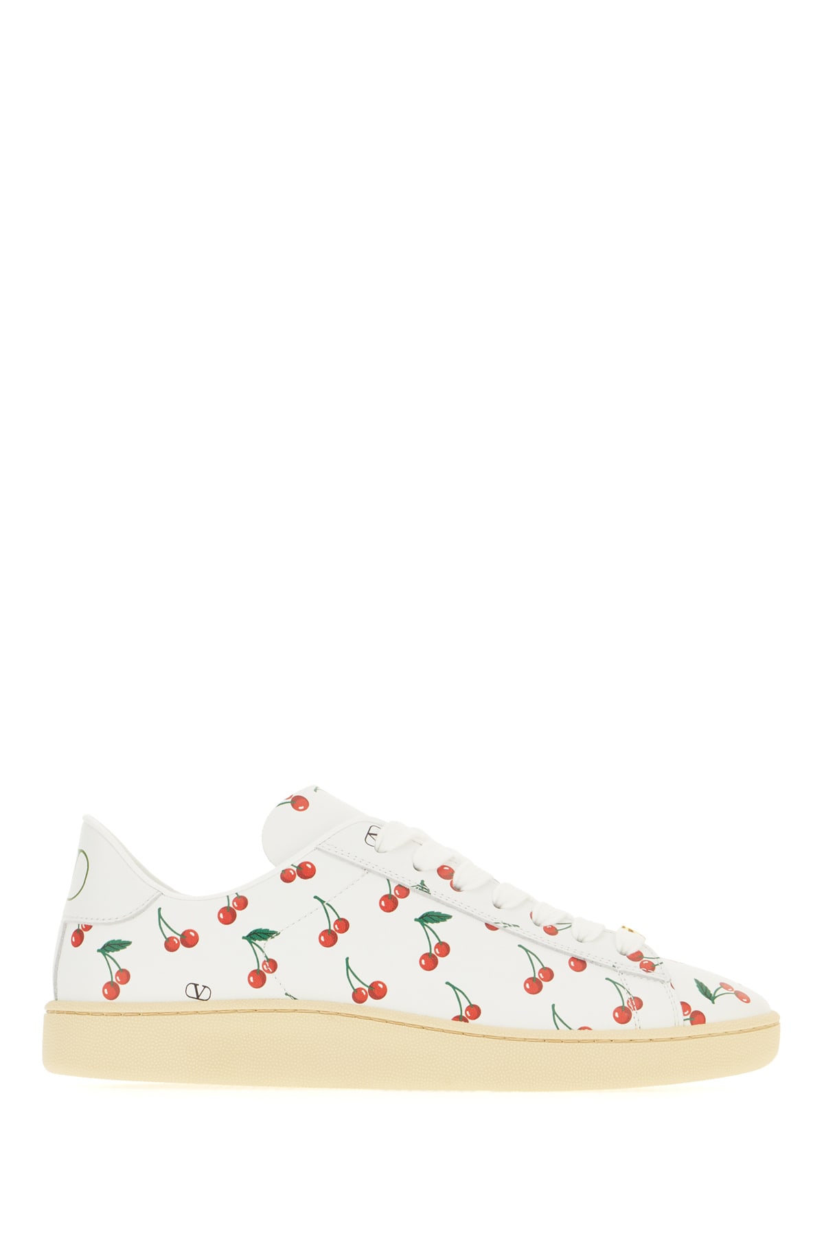 Printed Leather Sneakers