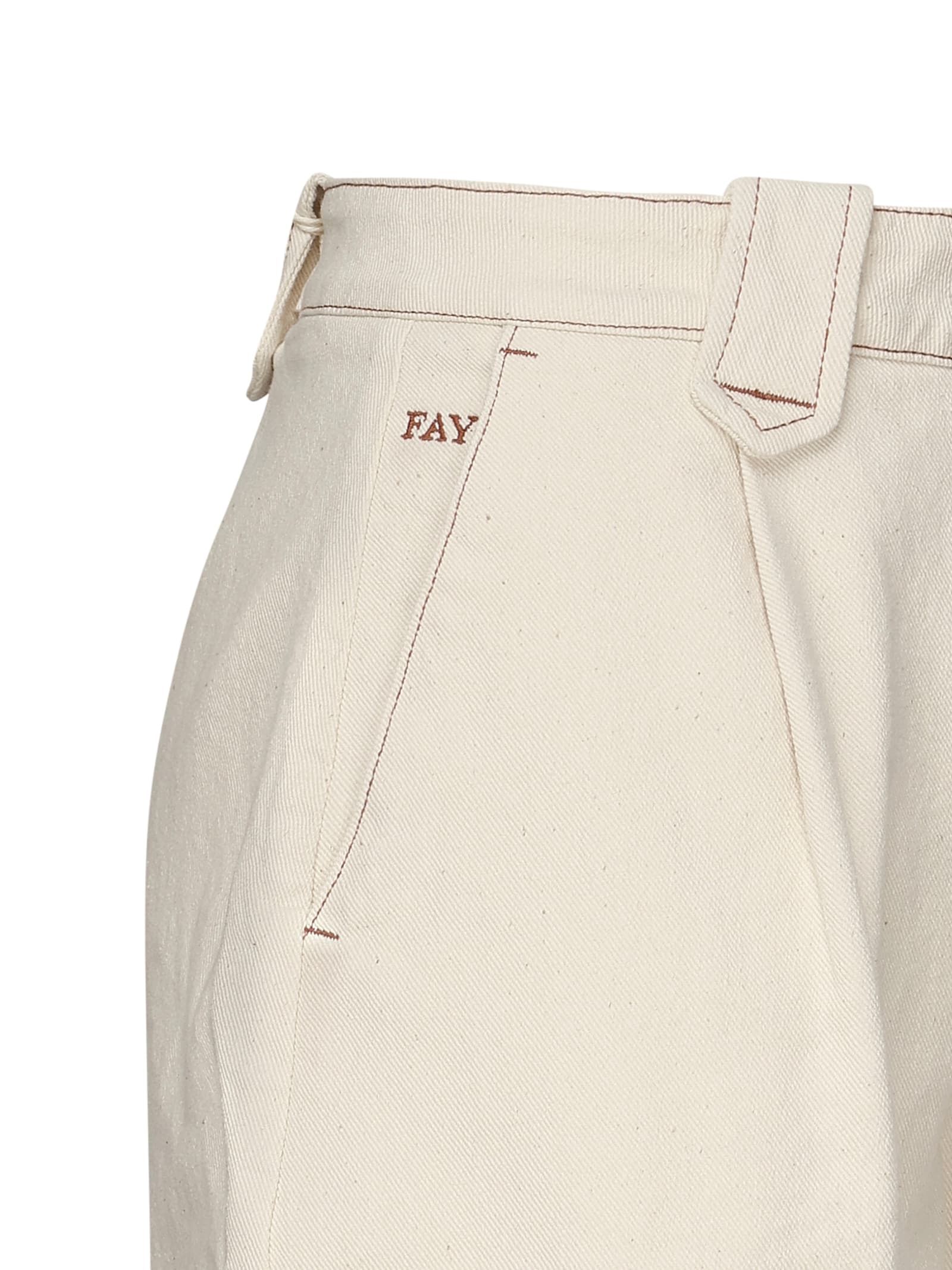 Fay Cotton Shorts With Cuff