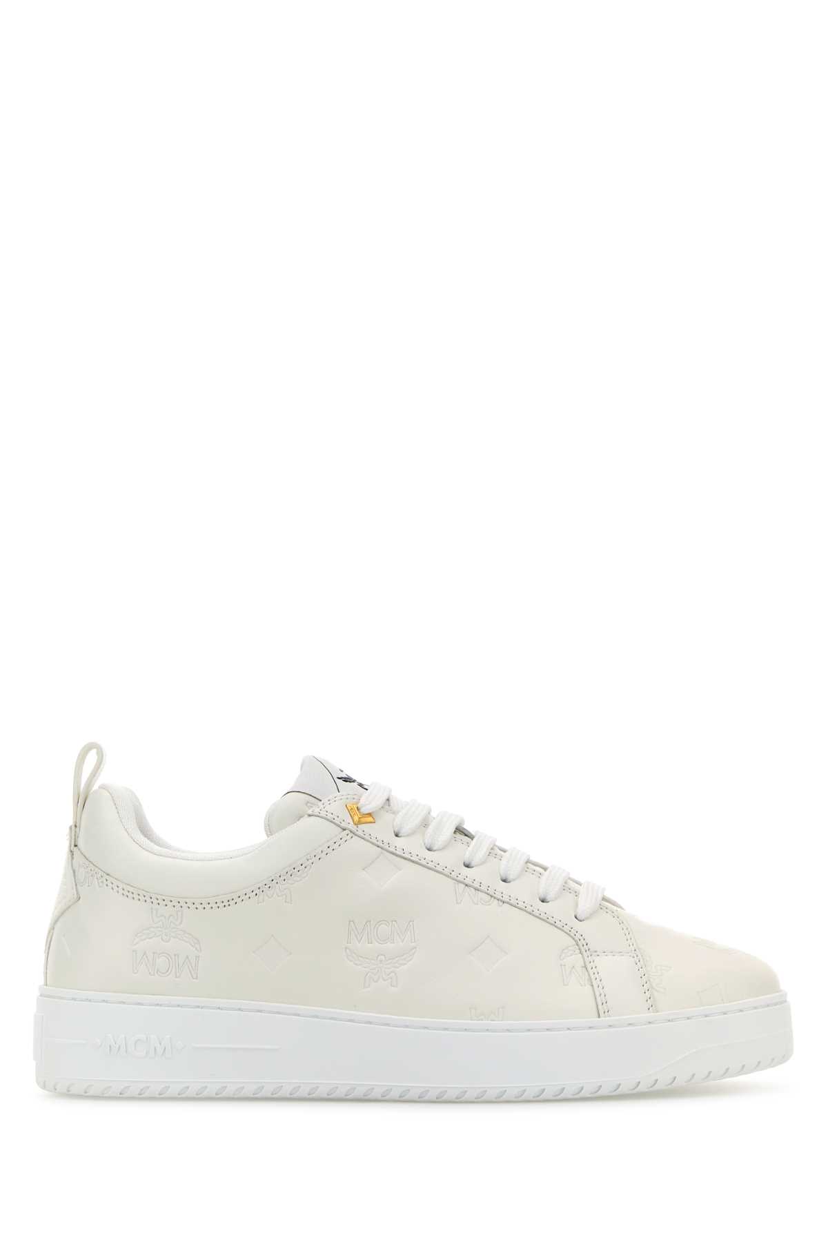 White Leather New Terrain Sneakers