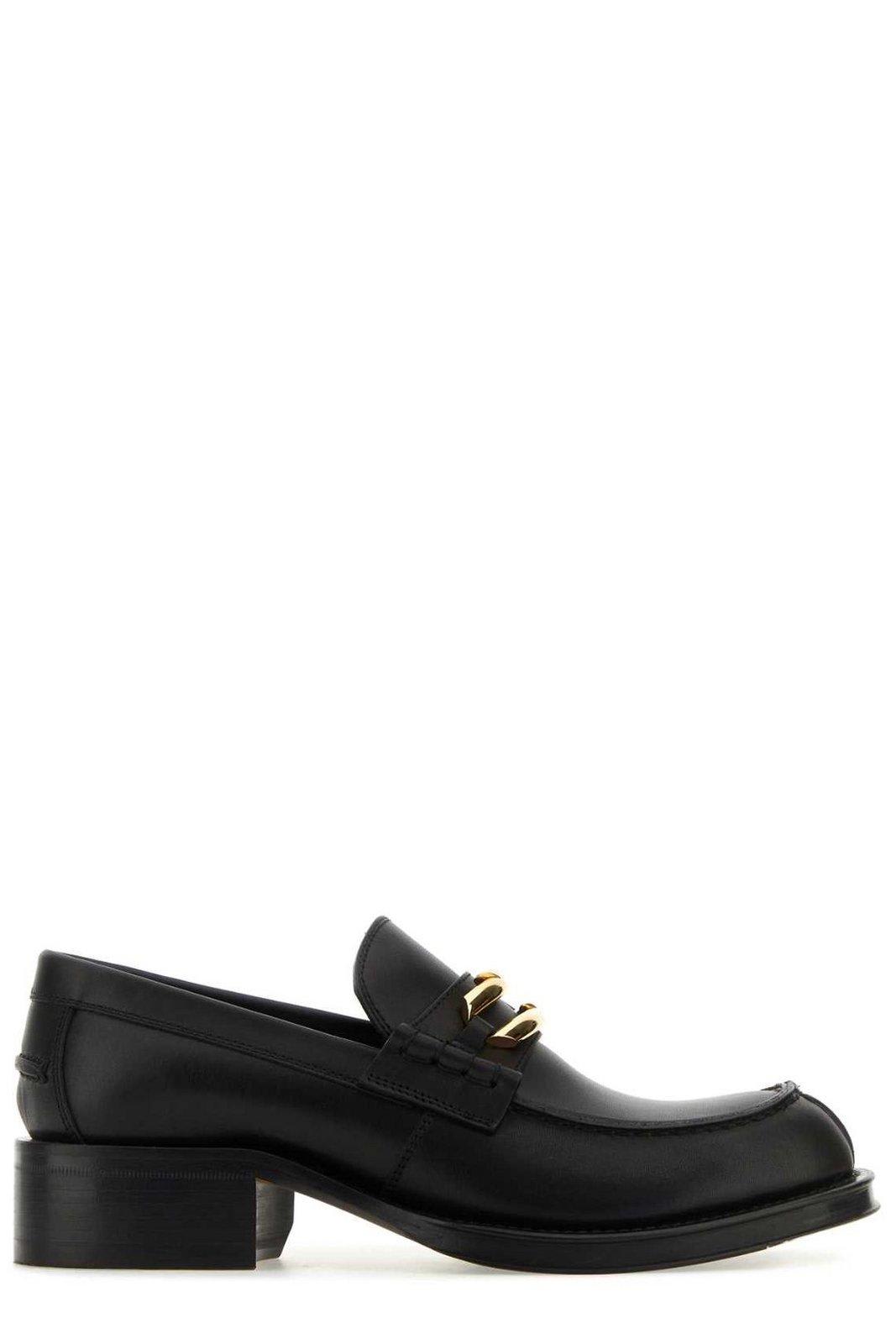 Shop Lanvin Medley Slip-on Loafers In Black