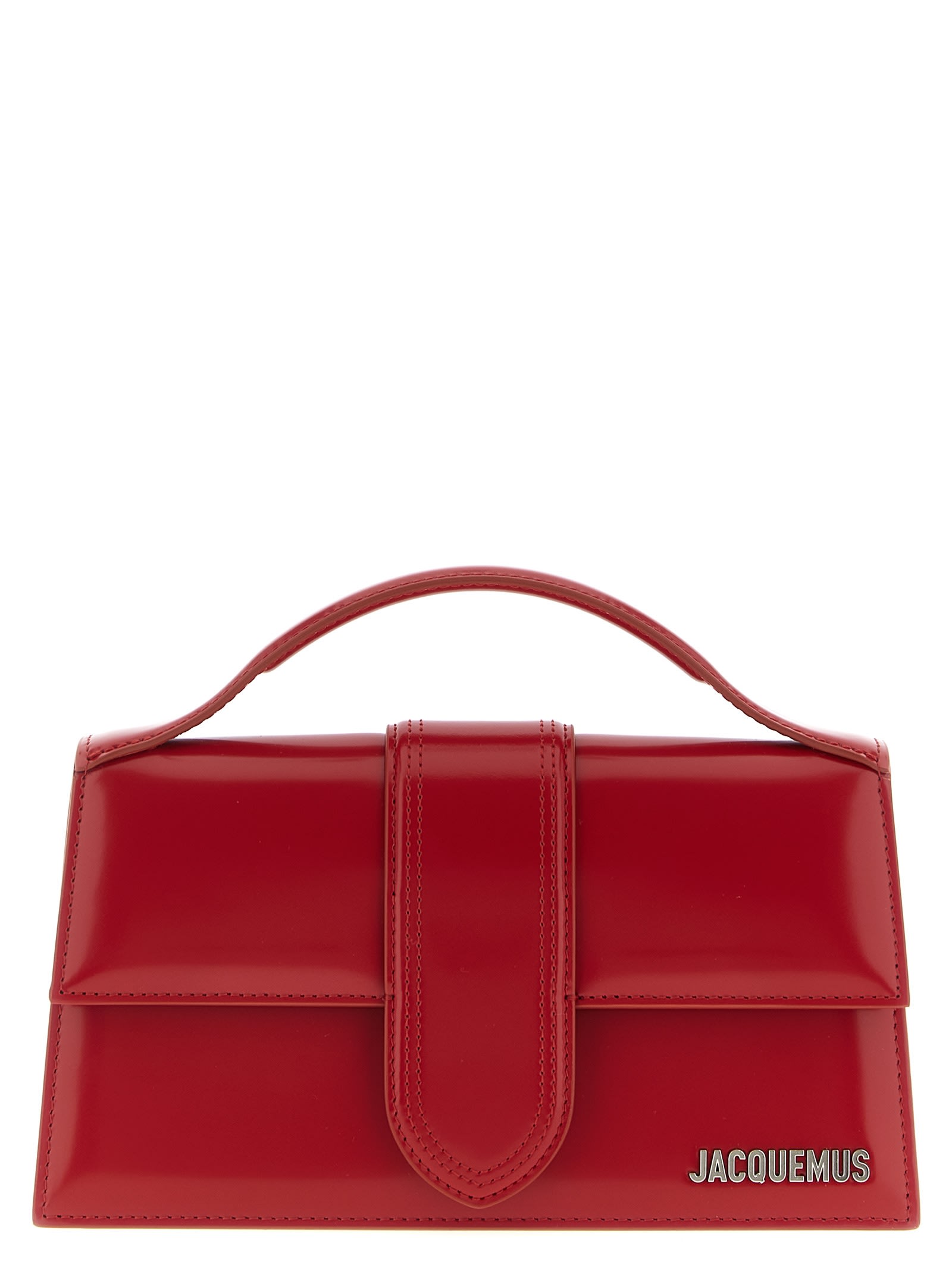 Jacquemus Le Bambino Red Handbag With Removable Shoulder Strap In Leather Woman In Red