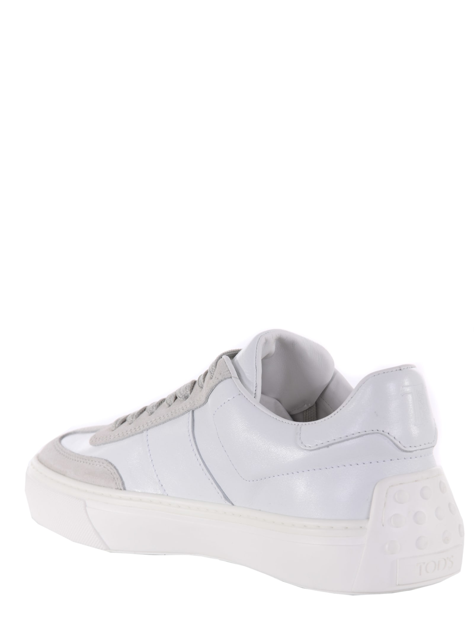 Shop Tod's Tods Sneakers In Bianco