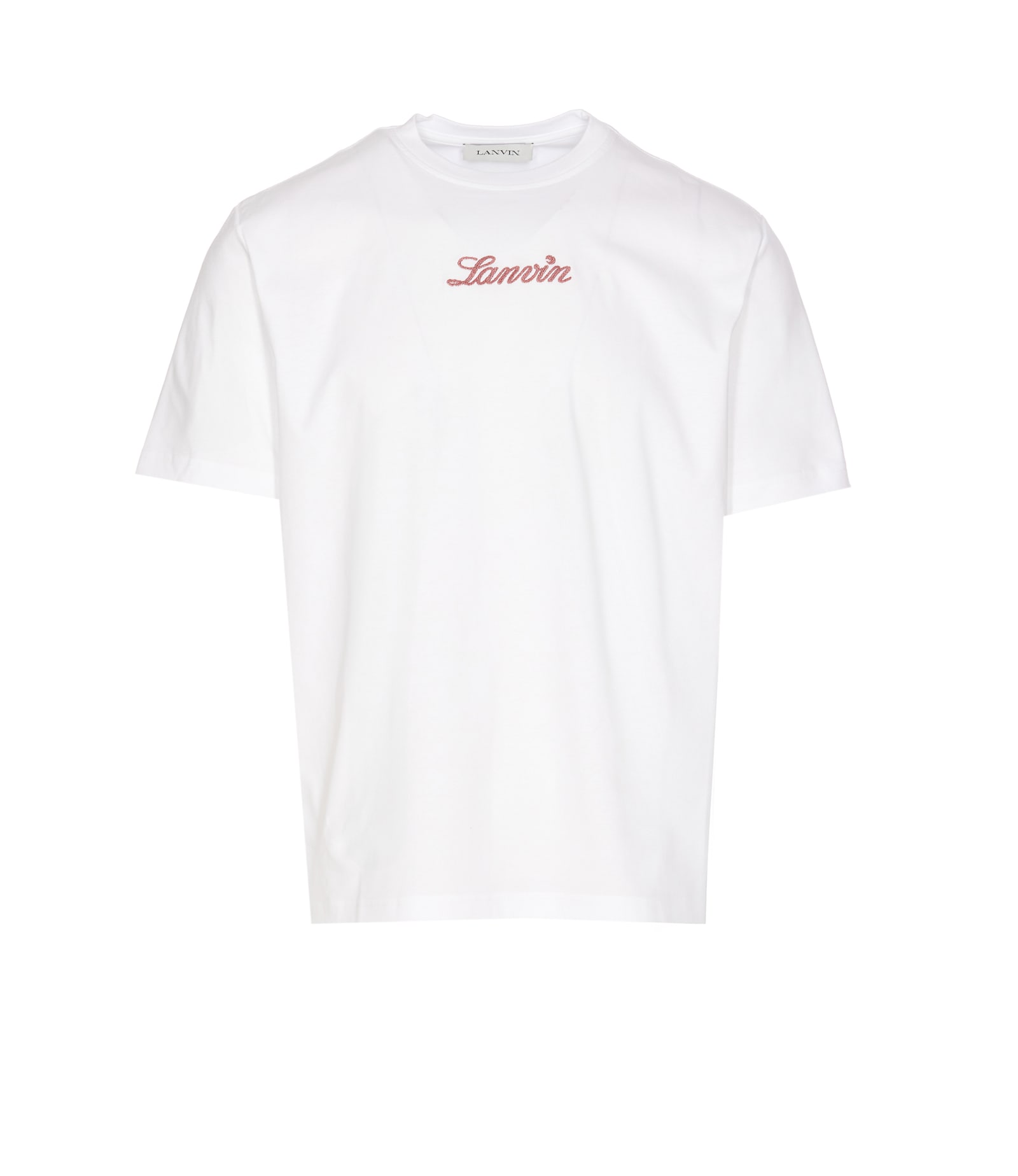 Embroidered Lanvin Logo T-shirt