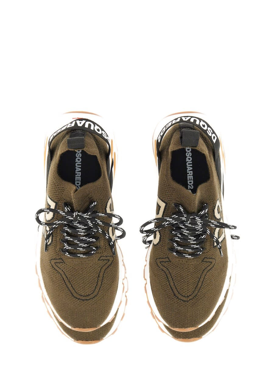 Shop Dsquared2 Sneaker Run Ds2 In Military Green