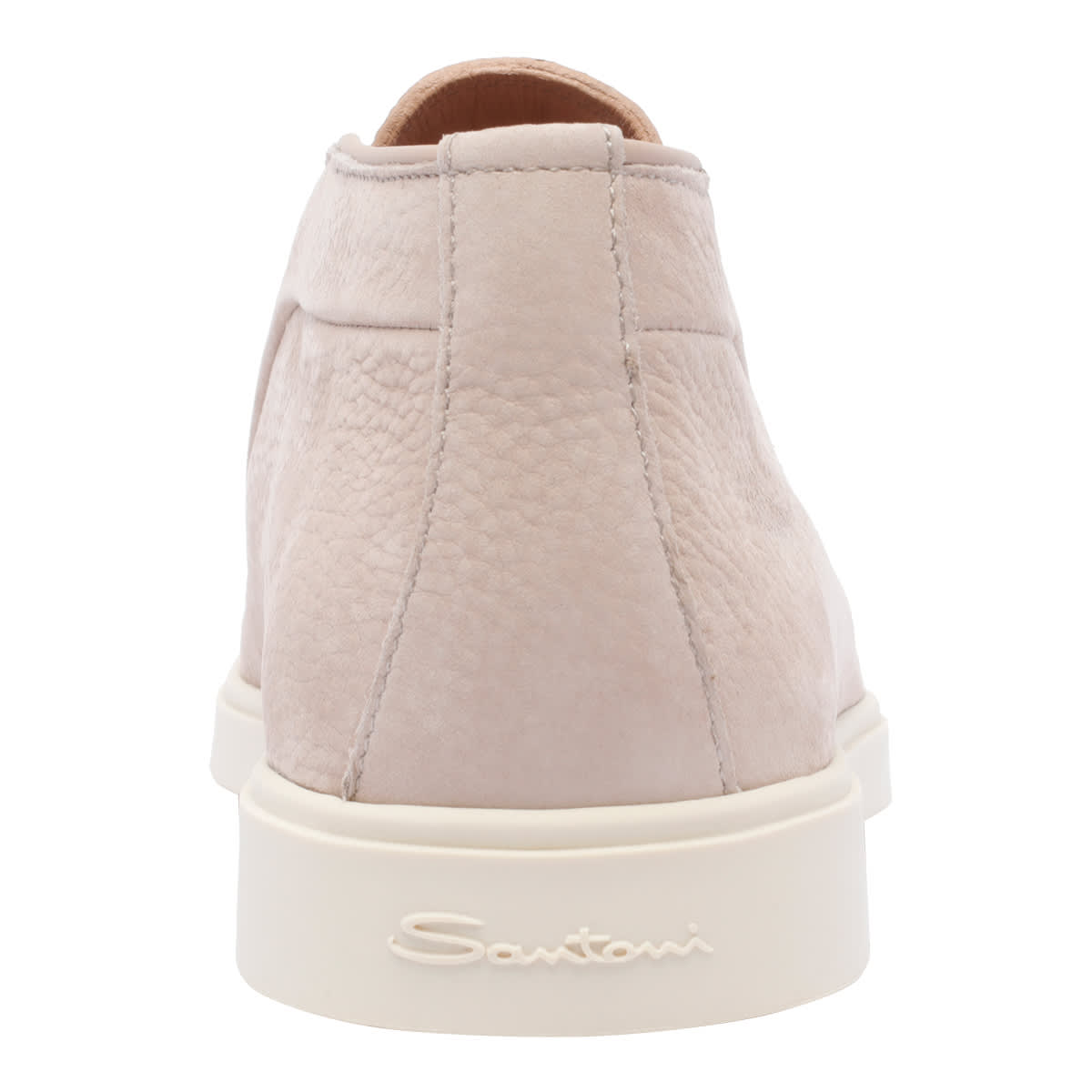 Santoni Suede Low-top Loafers Rubber Sole In Multi