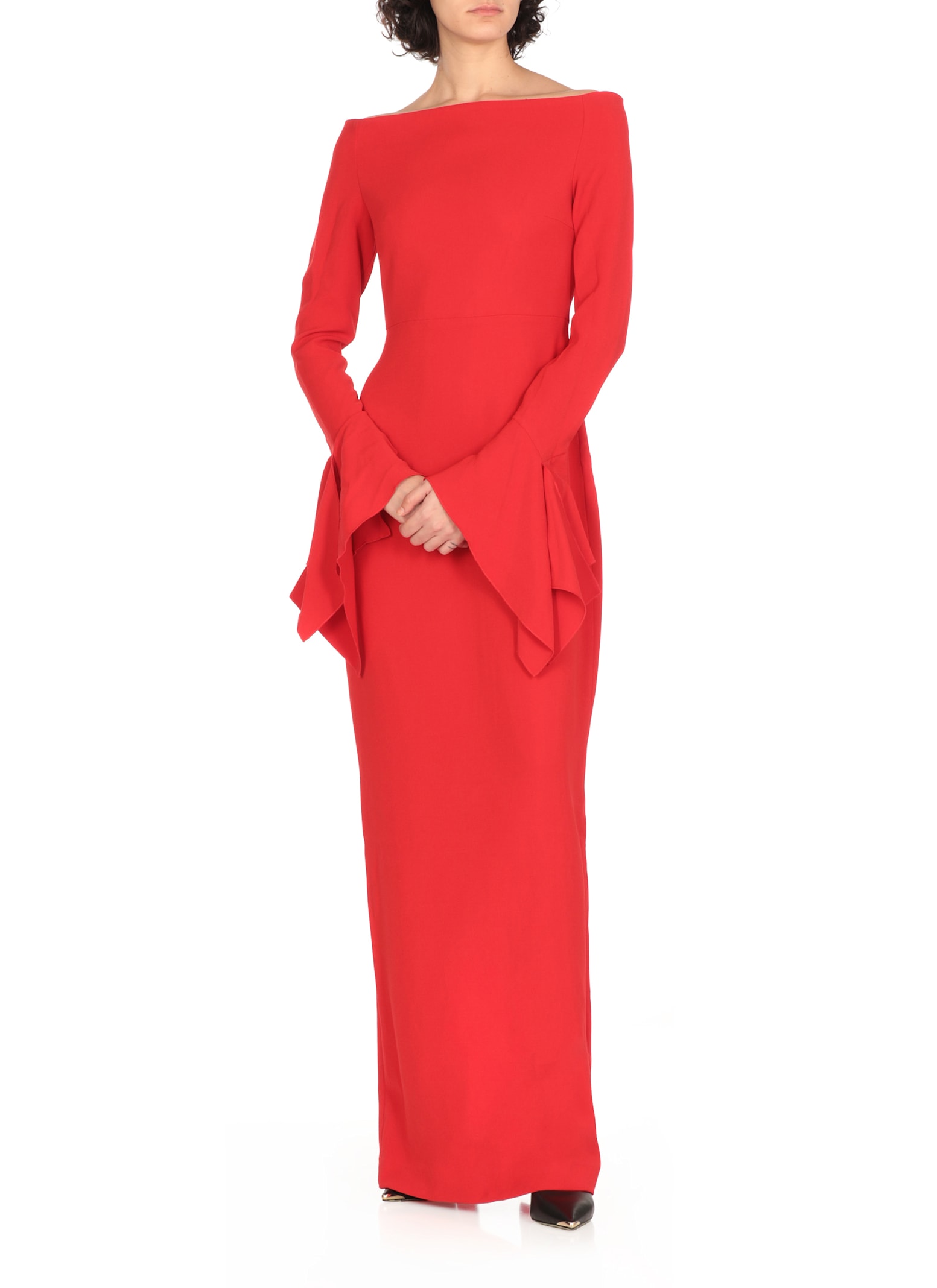 Solace London Amalie Maxi Dress In Red