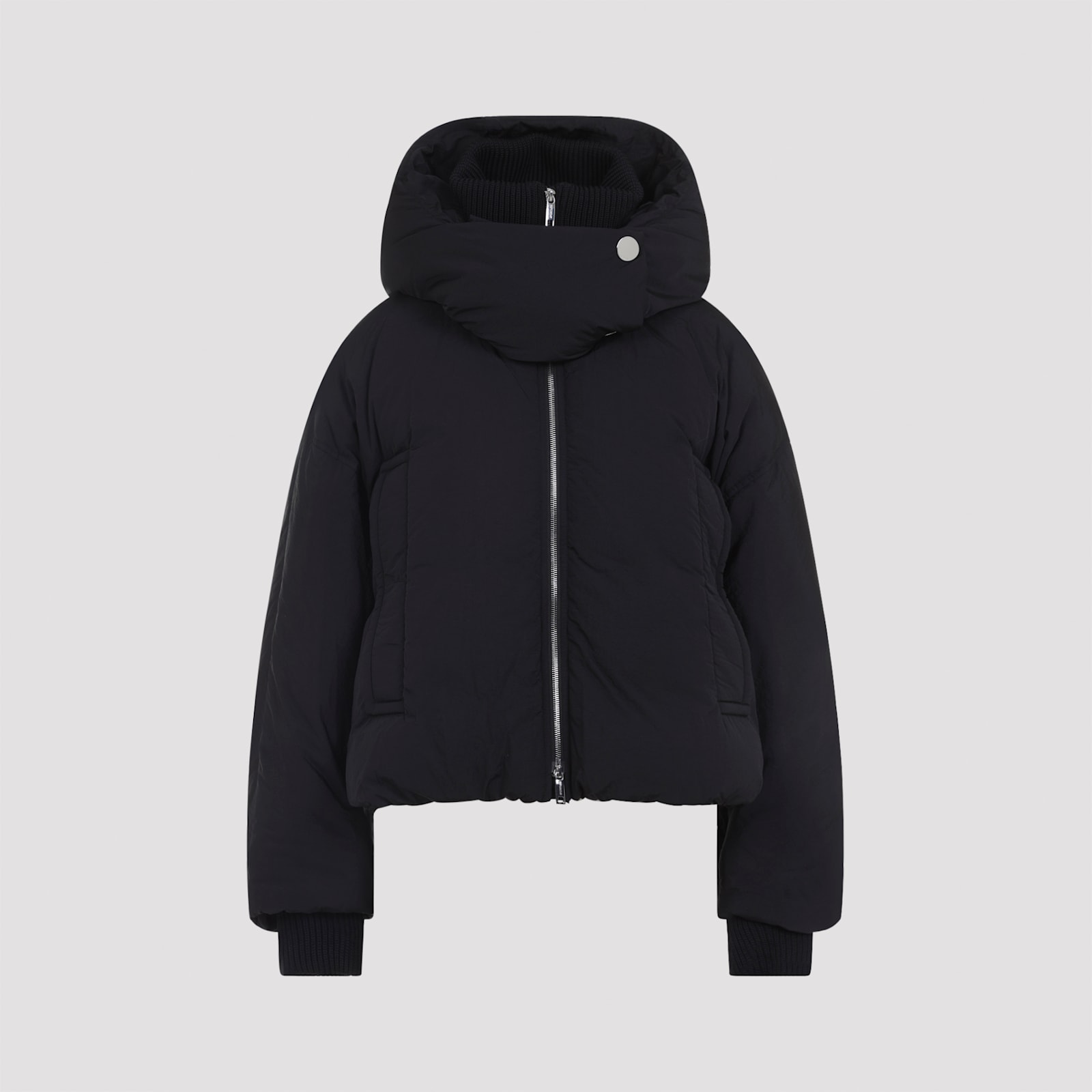 Sportmax Glizia Down Hooded Jacket In Blue
