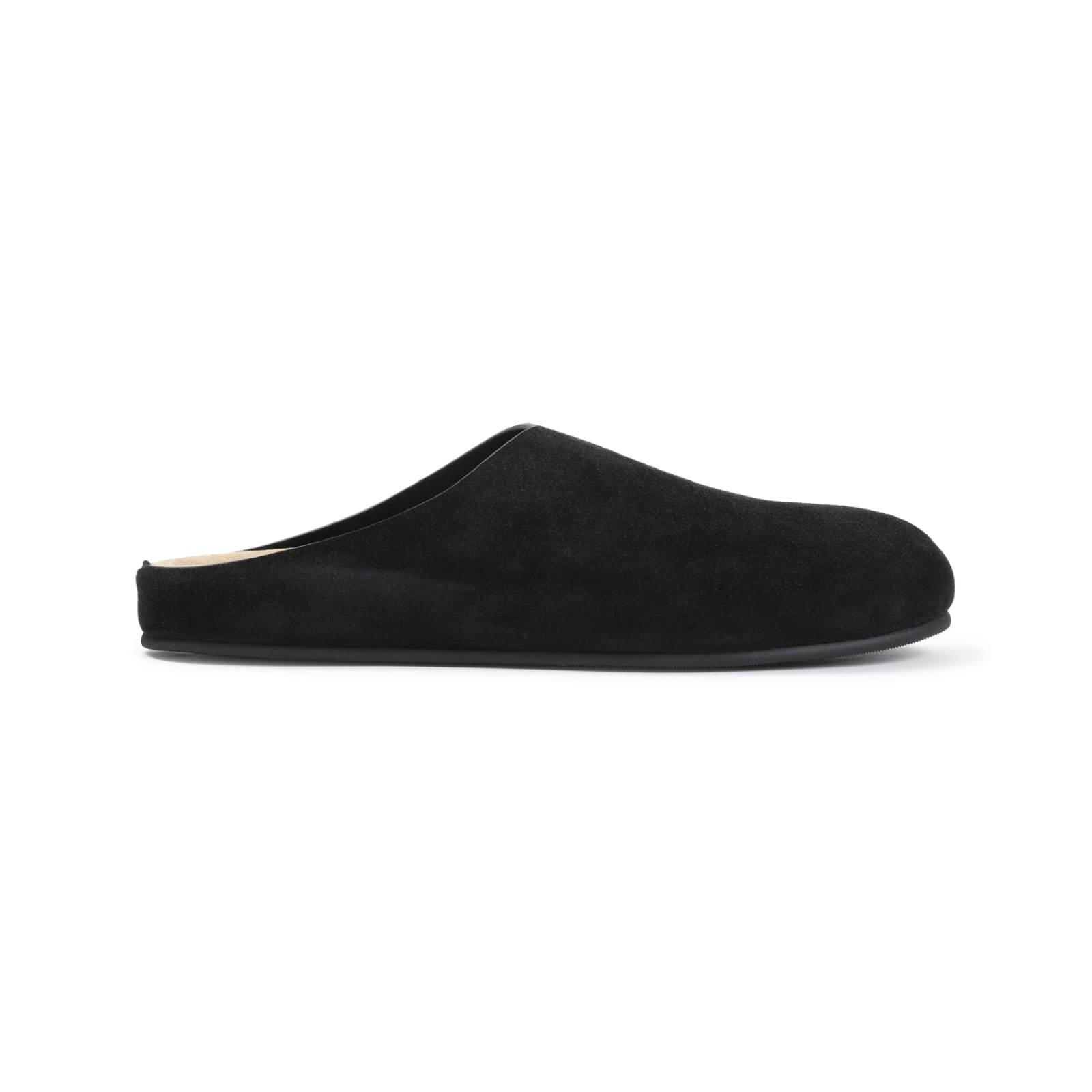 Shop The Row Hugo Slide Slippers In Blk Black