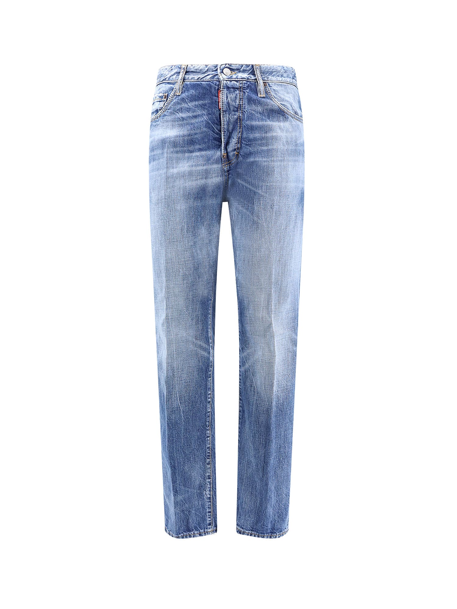 Shop Dsquared2 642 Jean Jeans In Blue