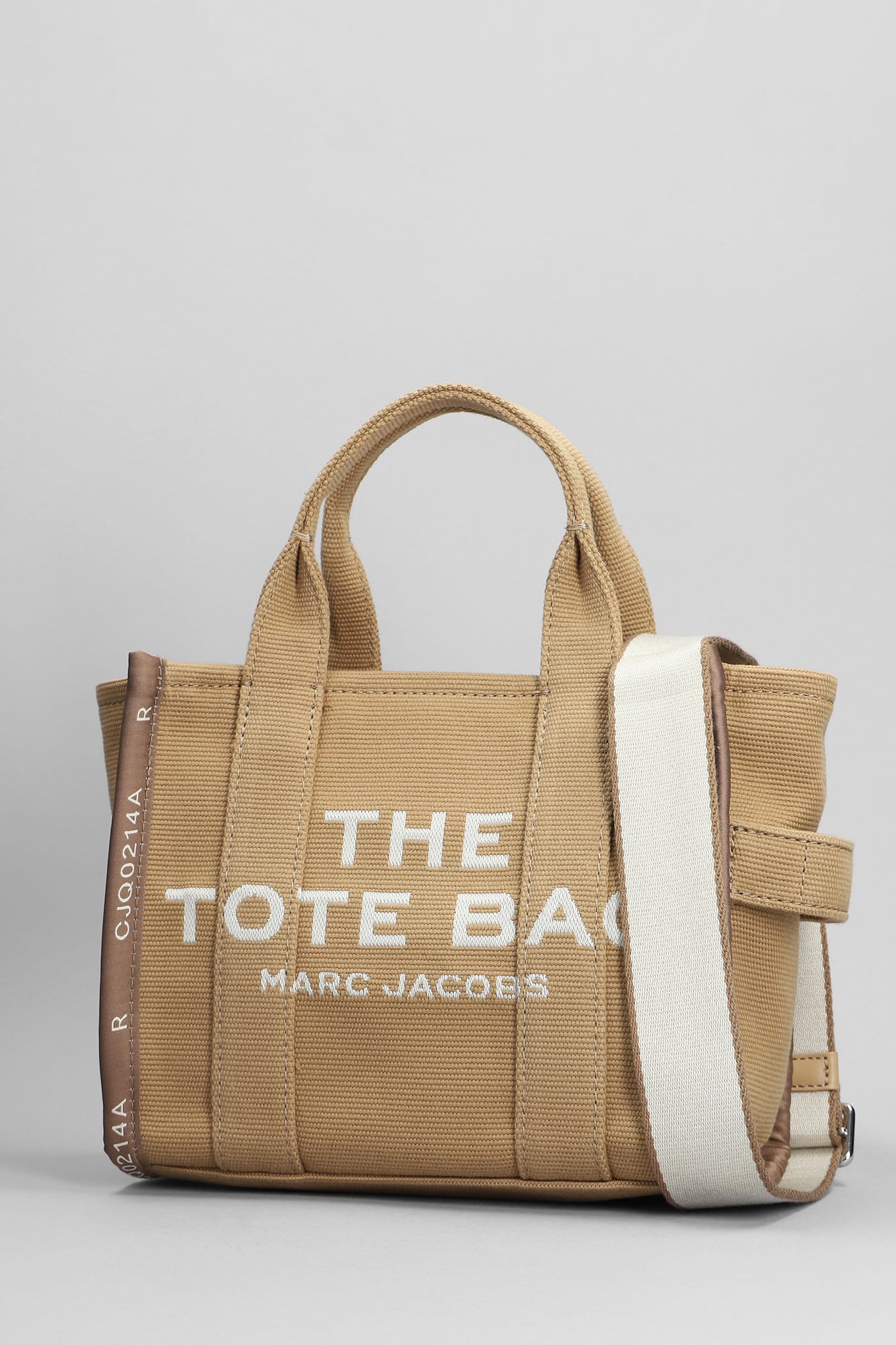 Shop Marc Jacobs Tote In Camel Canvas