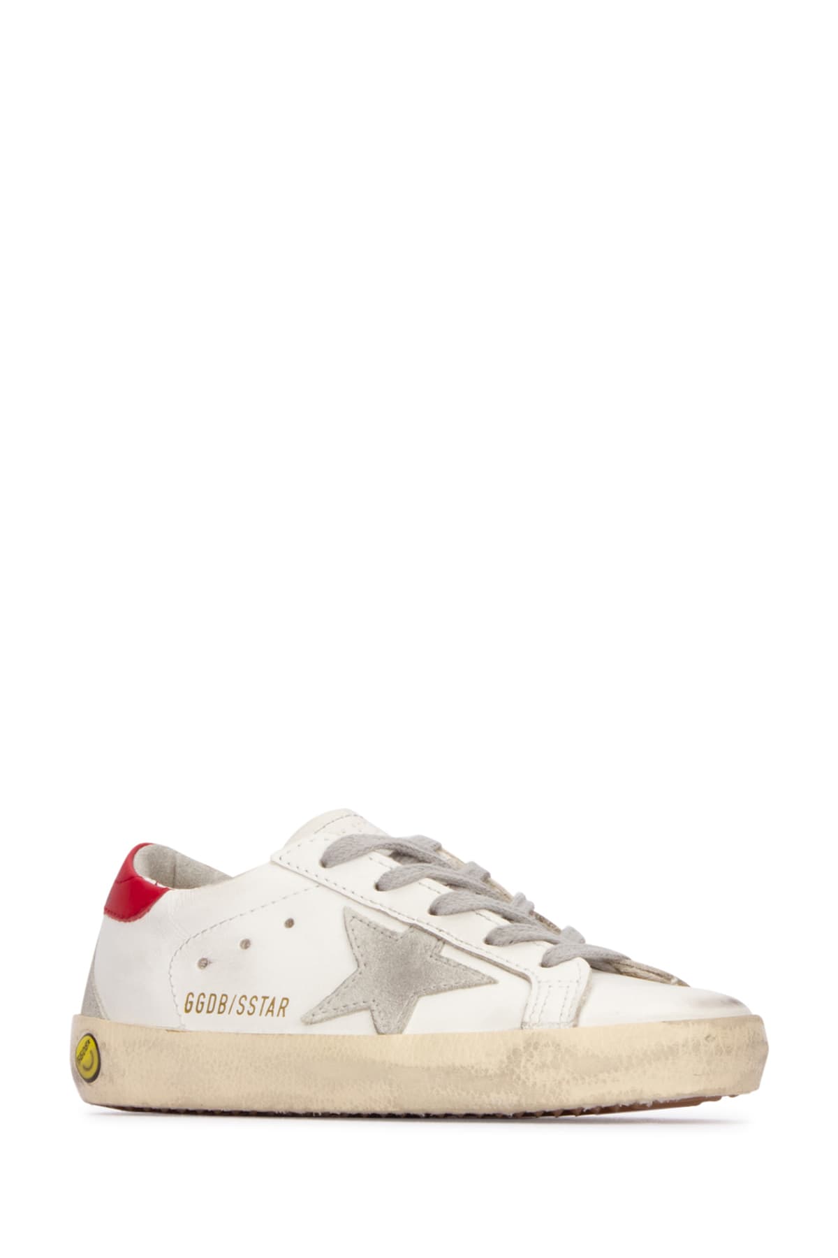 Golden Goose Kids' Sneakers In Whiteicered