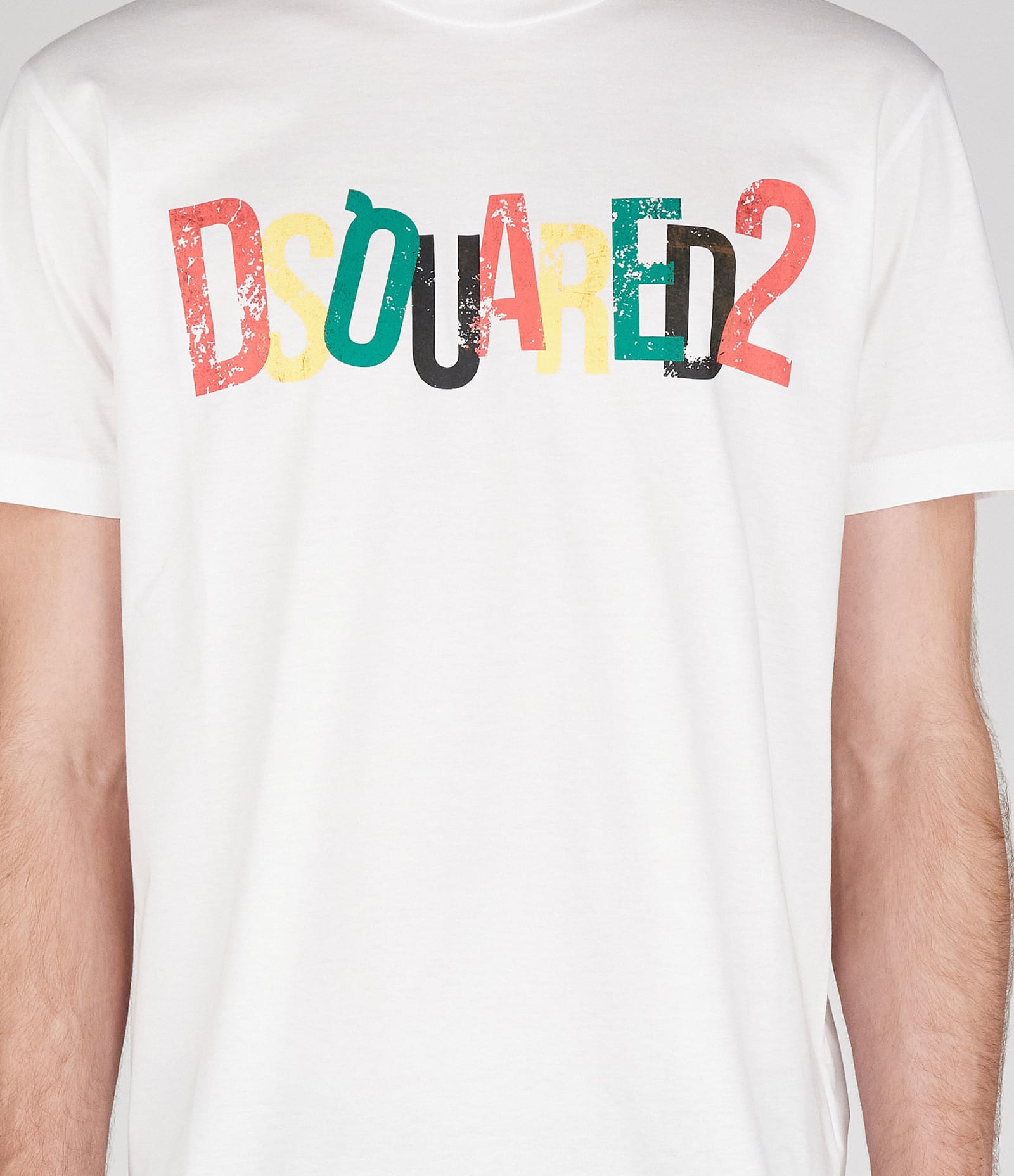 Shop Dsquared2 T-shirts In White