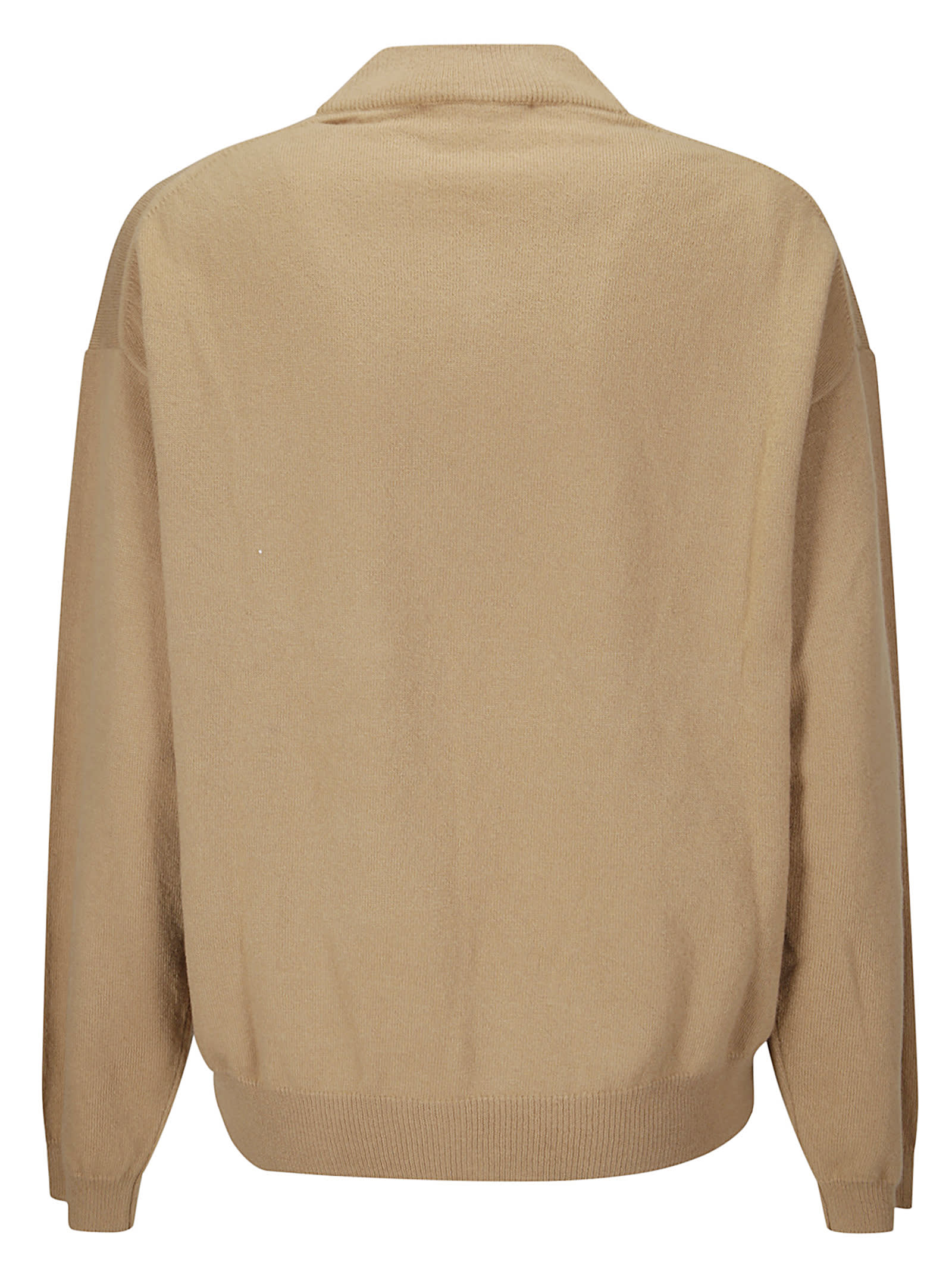 Studio Nicholson Tan Fiore Sweater In Neutral