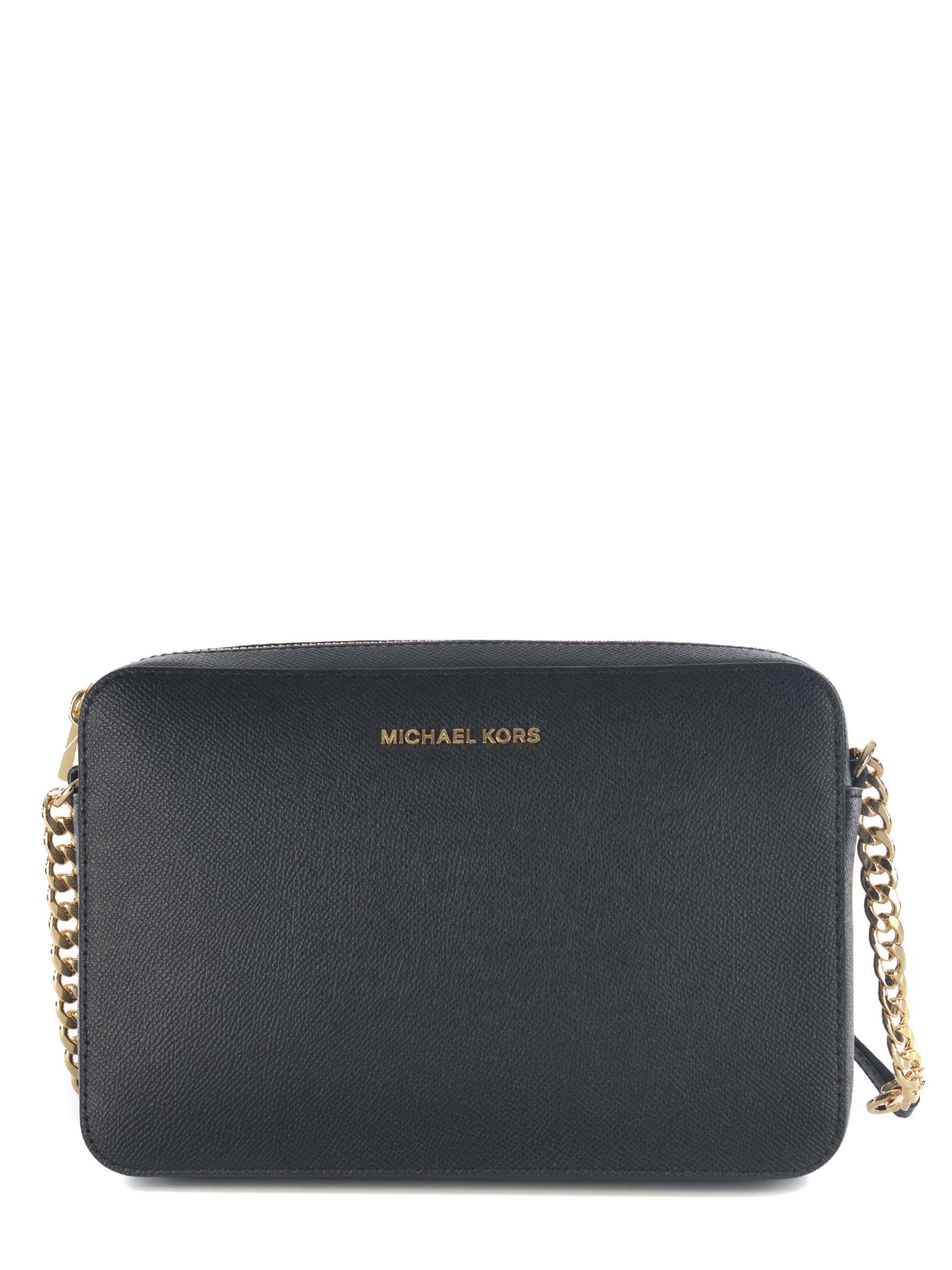 Shop Michael Kors Bag  Crossbody Made Of Saffiano Leather In Black