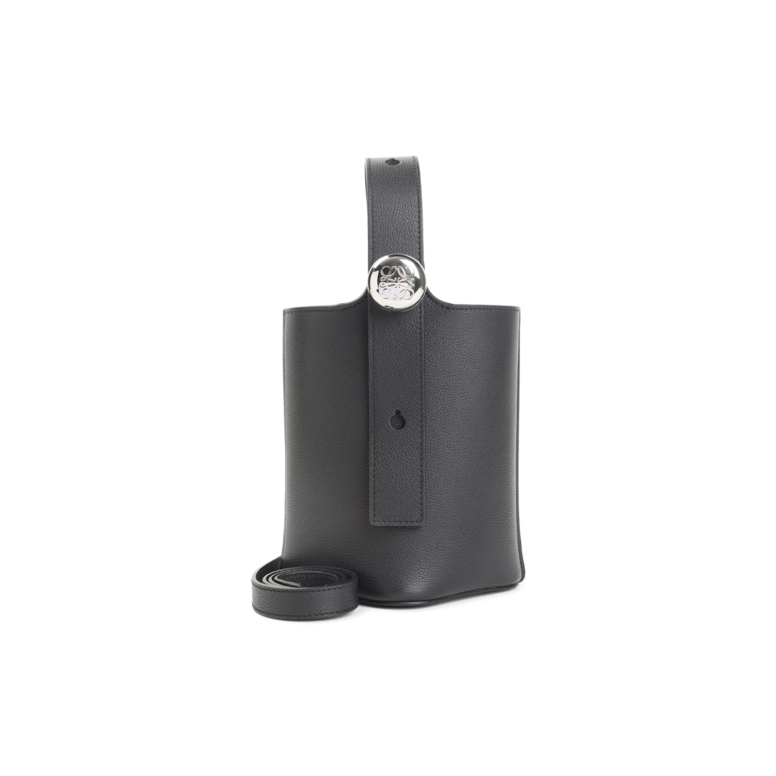 Loewe Pebble Bucket Mini In Black