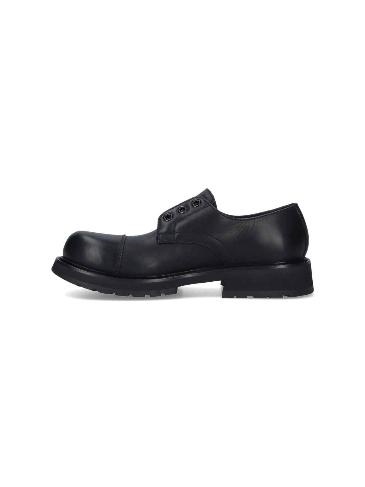 Balenciaga Lace-up Shoes With Round Toe And Block Heel In Multi