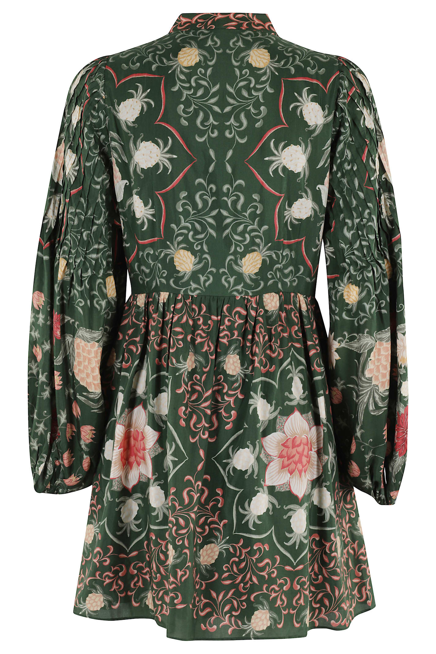 FARM RIO PINEAPPLE GARDEN GREEN MINI DRESS