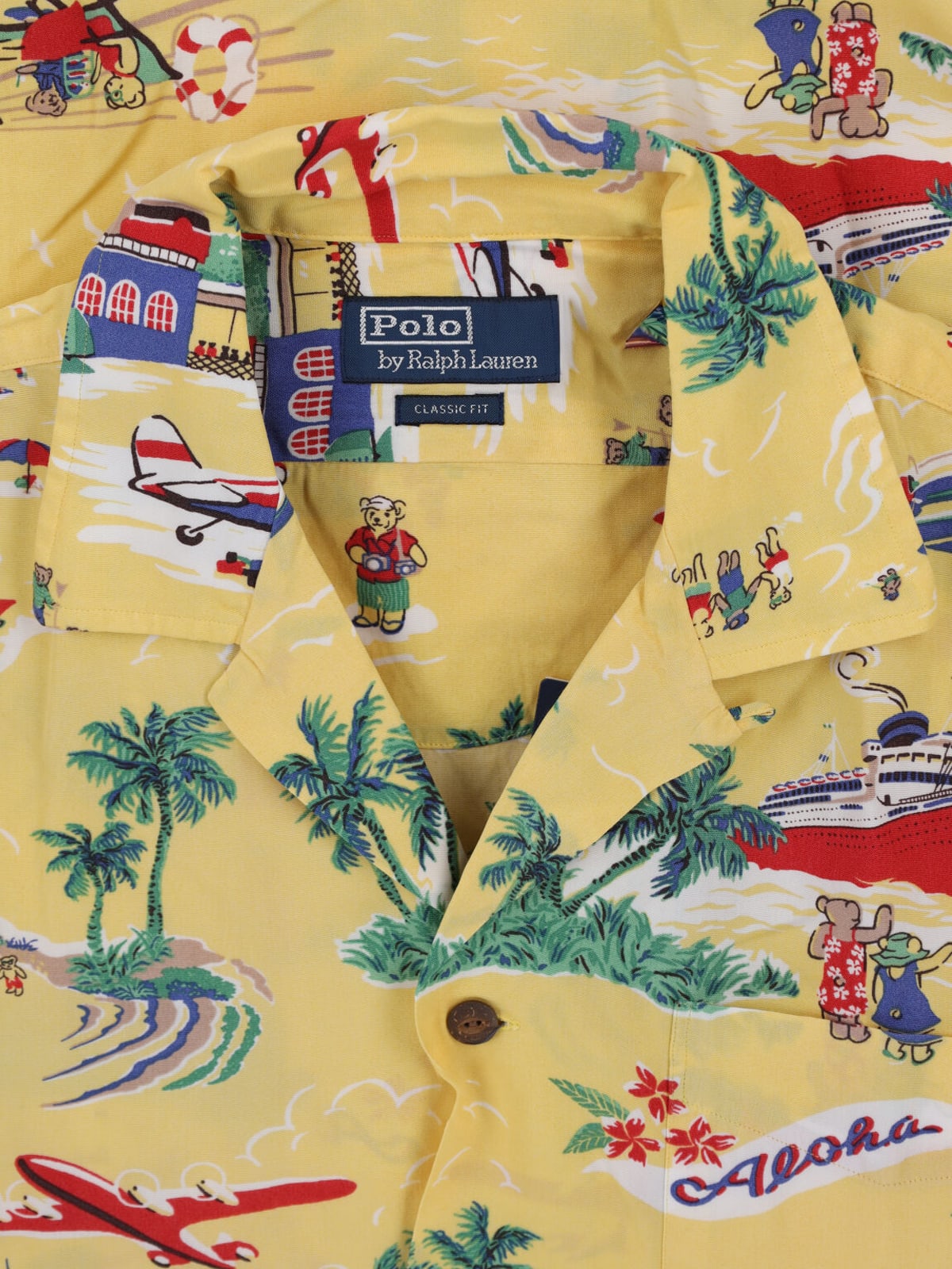 Polo Ralph Lauren Polo Bear Shirt In Yellow