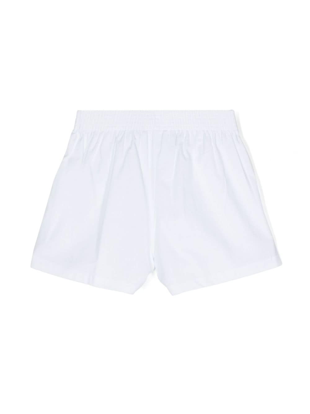 Shop Douuod Shorts Con Logo In White