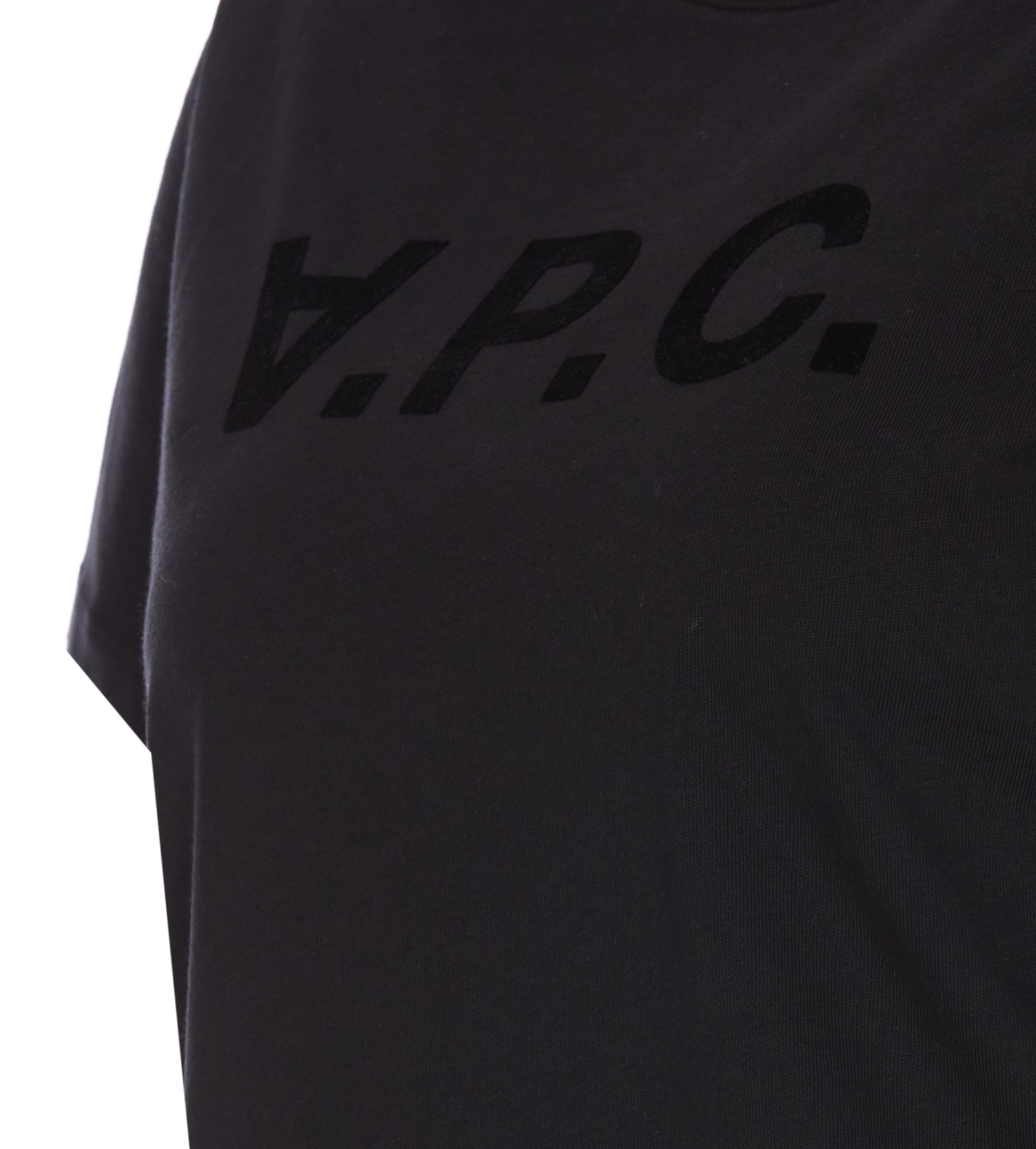 Shop Apc Vpc Logo T-shirt A.p.c. In Black