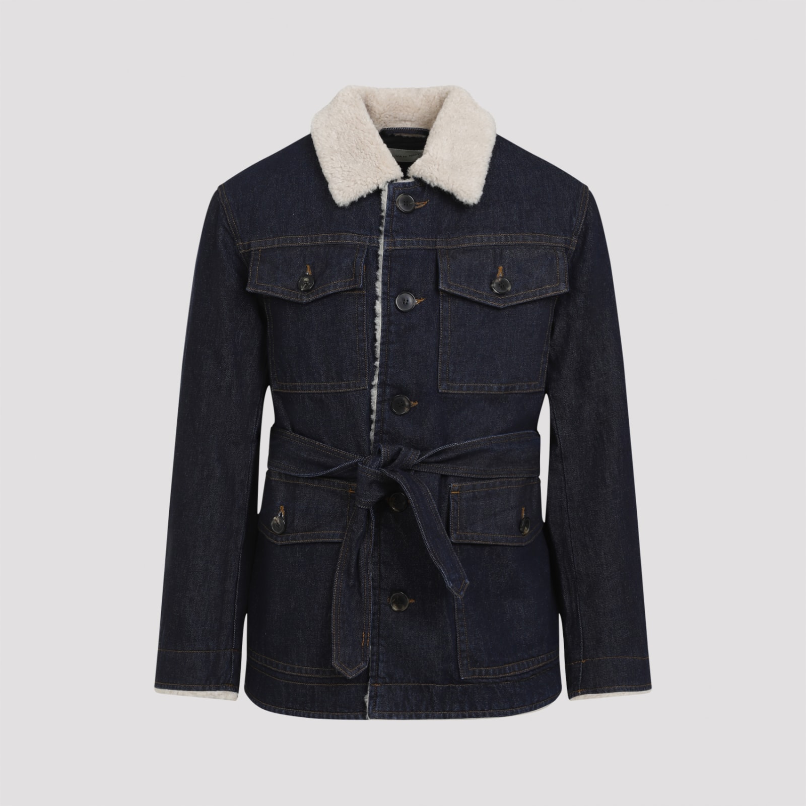 Shop Dries Van Noten Vedro Jacket In Indigo