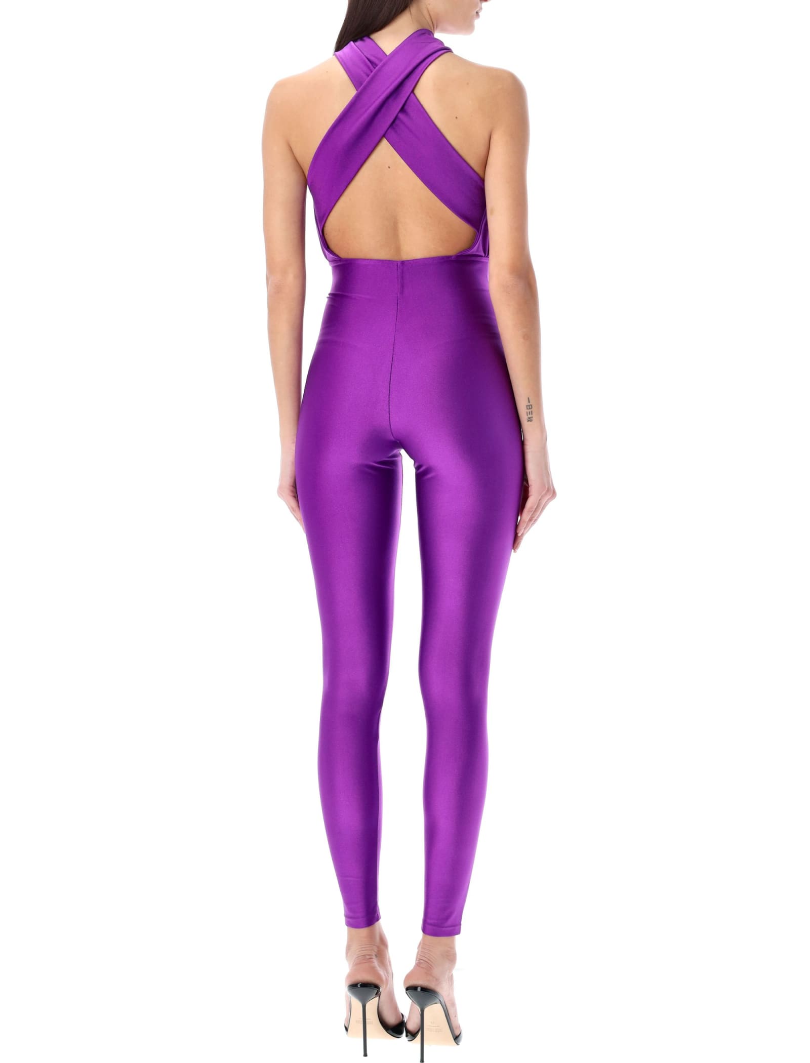 Shop The Andamane Hola Jumpsuit In Purple